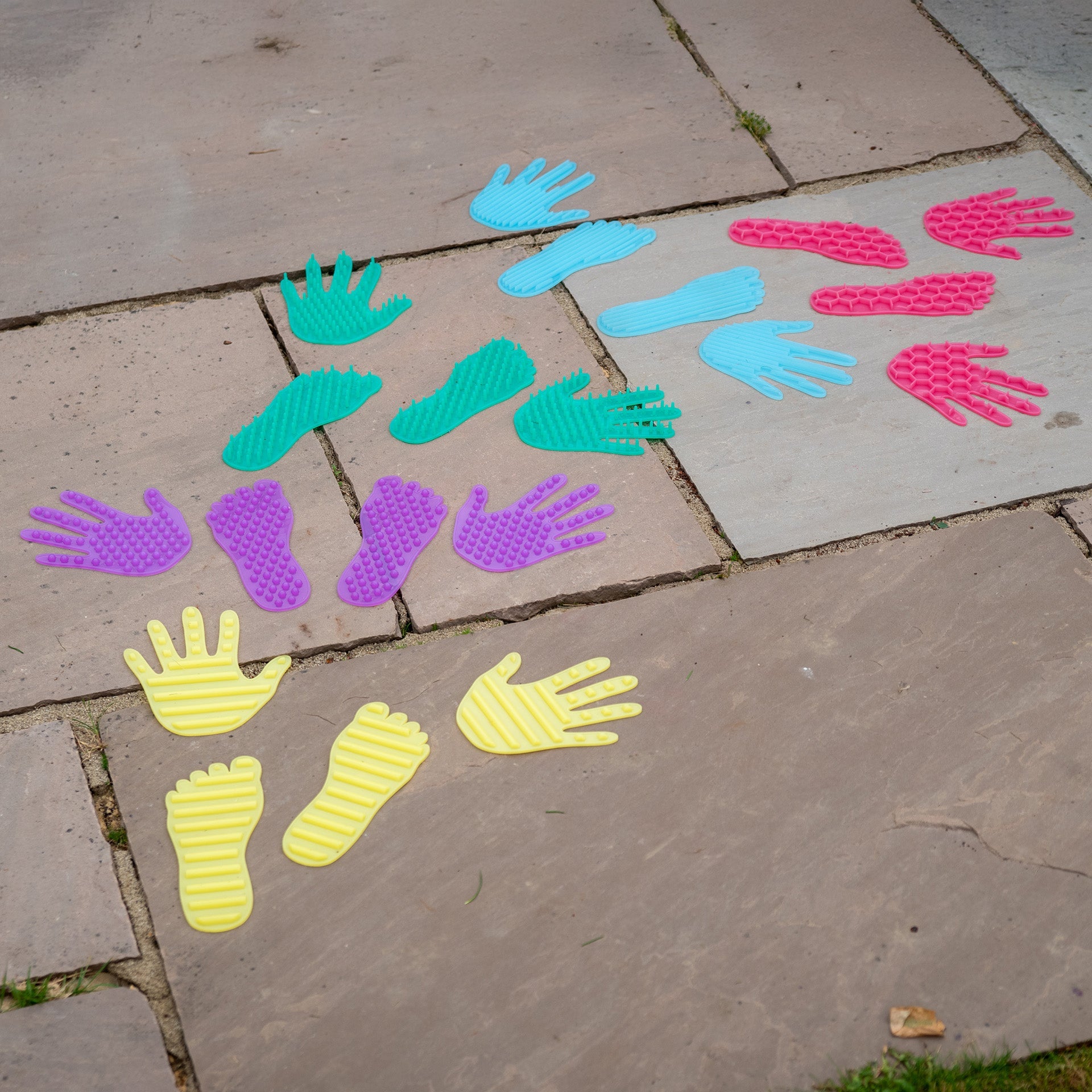 Tickit SiliShapes Hands & Feet set sensoriale 10 coppie