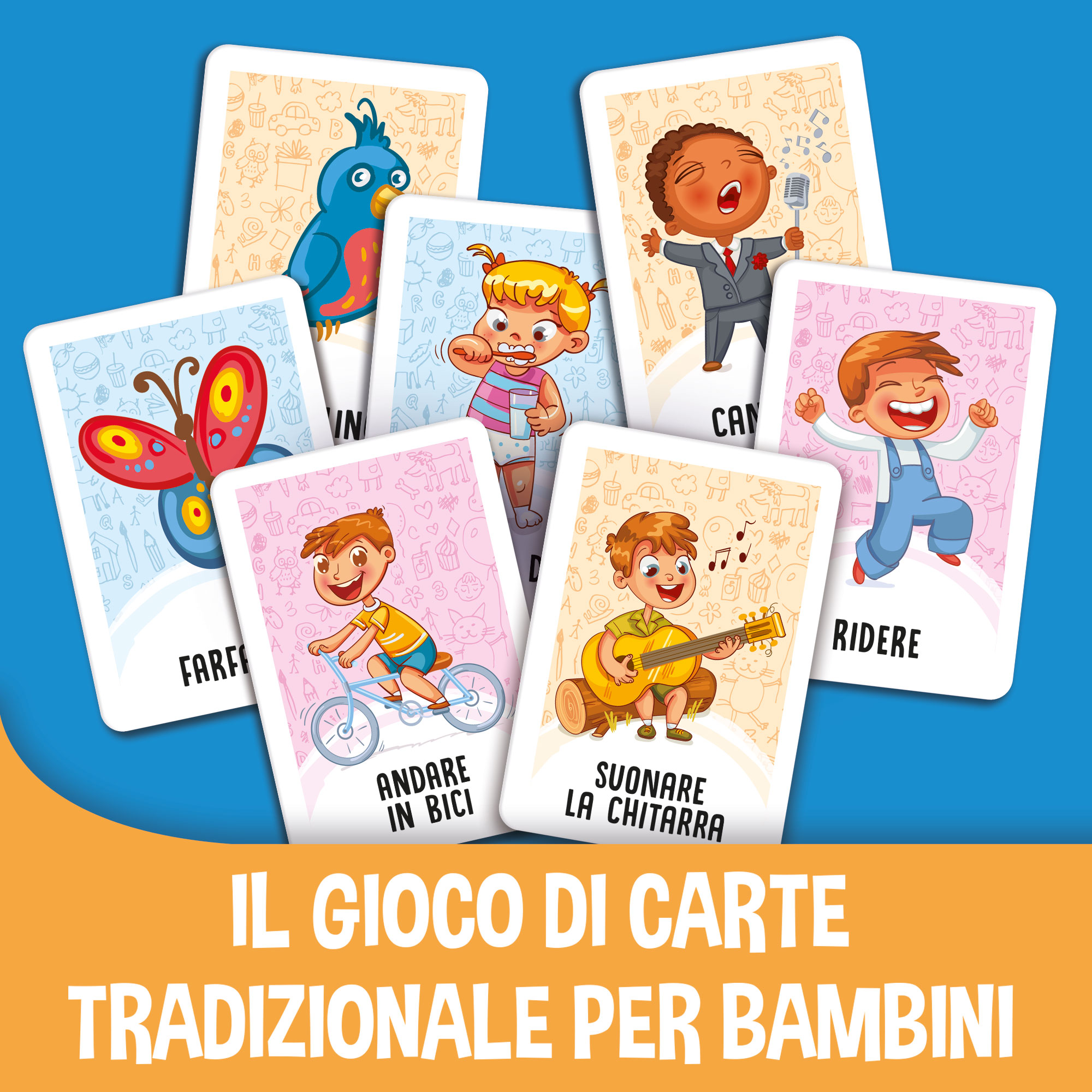 Lisciani Ludoteca Le Carte dei Bambini Gioco dei Mimi carte mimo