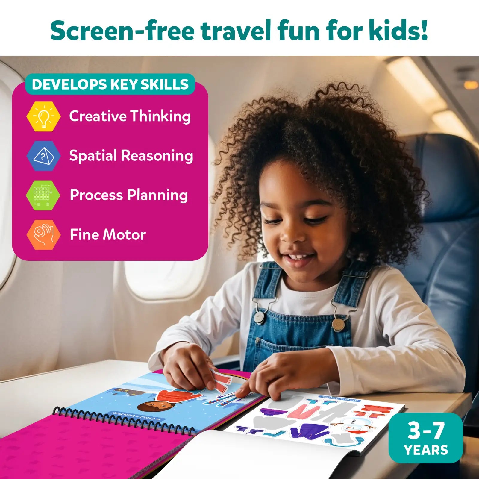 Skillmatics Peelies Dress Up libro sticker riutilizzabili