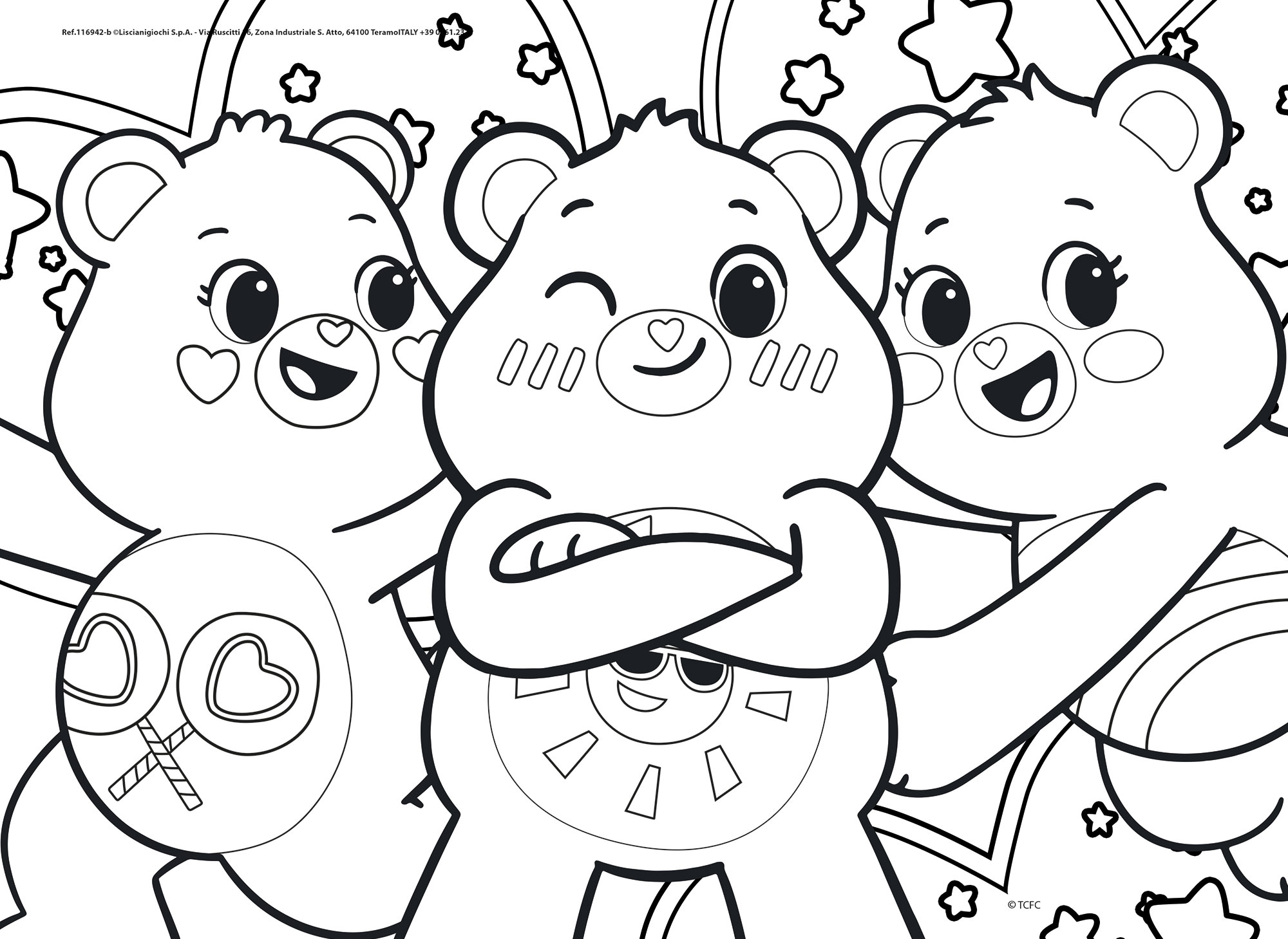Lisciani Care Bears DF Maxifloor 4x48 puzzle double-face
