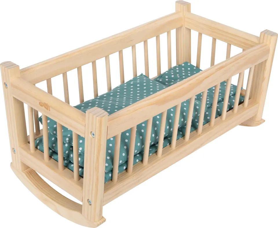 smallfoot Culla bambole legno naturale 39 cm