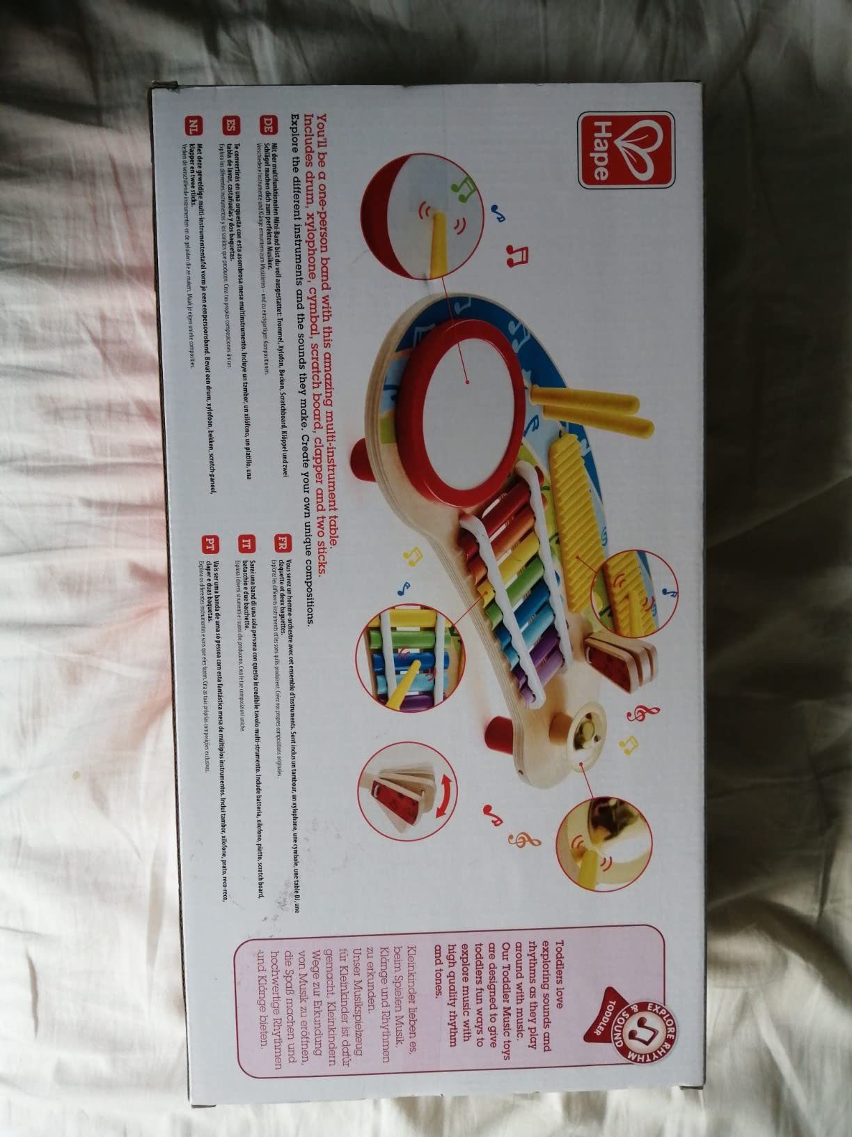 Hape Mini Band tavolo musicale multifunzione 24 mesi