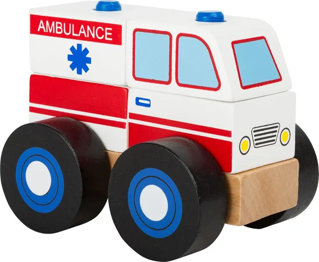 smallfoot 11074 ambulanza legno da assemblare veicoli