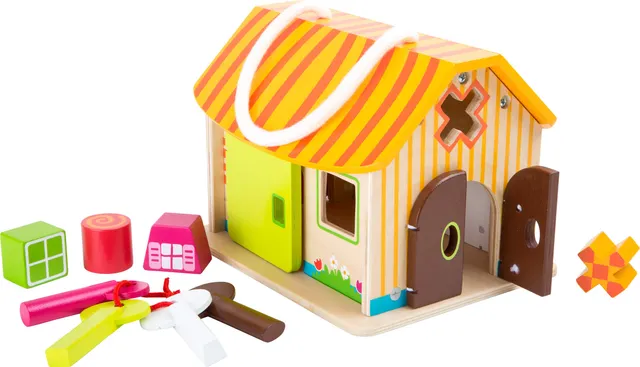 smallfoot 10315 gioco motricità stalla in legno