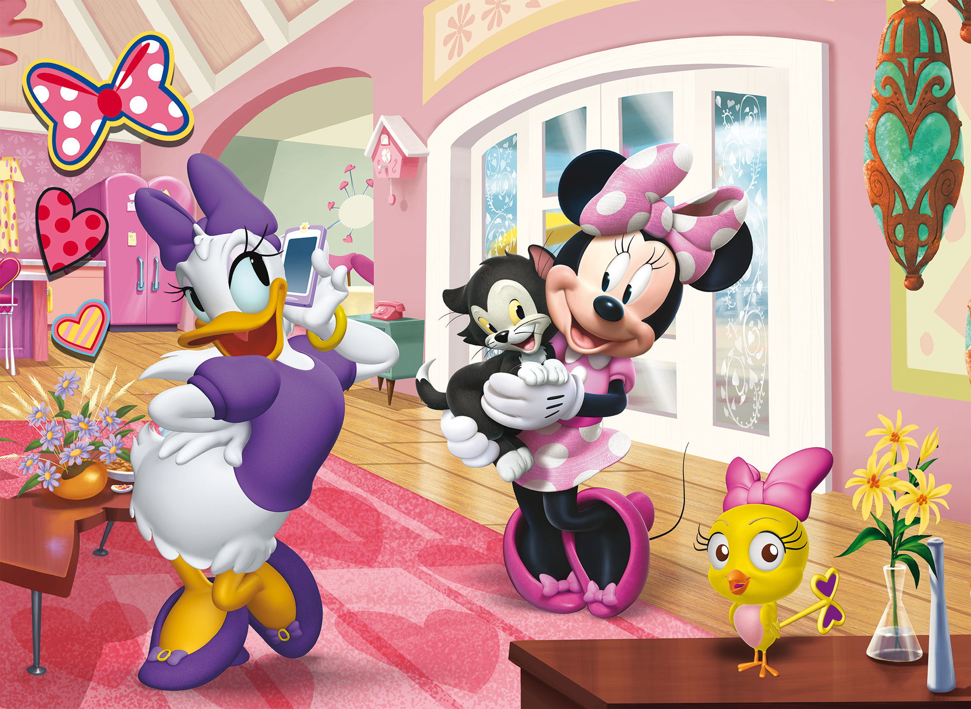 Lisciani Disney Eco-Puzzle Df Minnie 24 puzzle da colorare