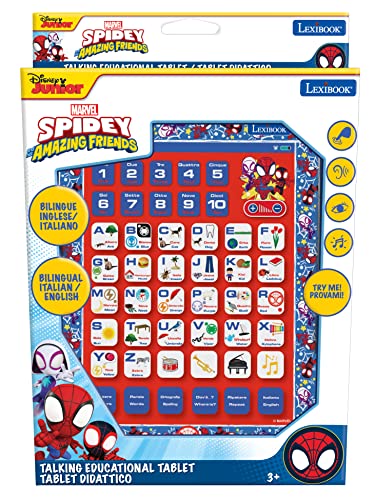 Lexibook Spidey JCPAD002SPi5 tavoletta didattica bilingue