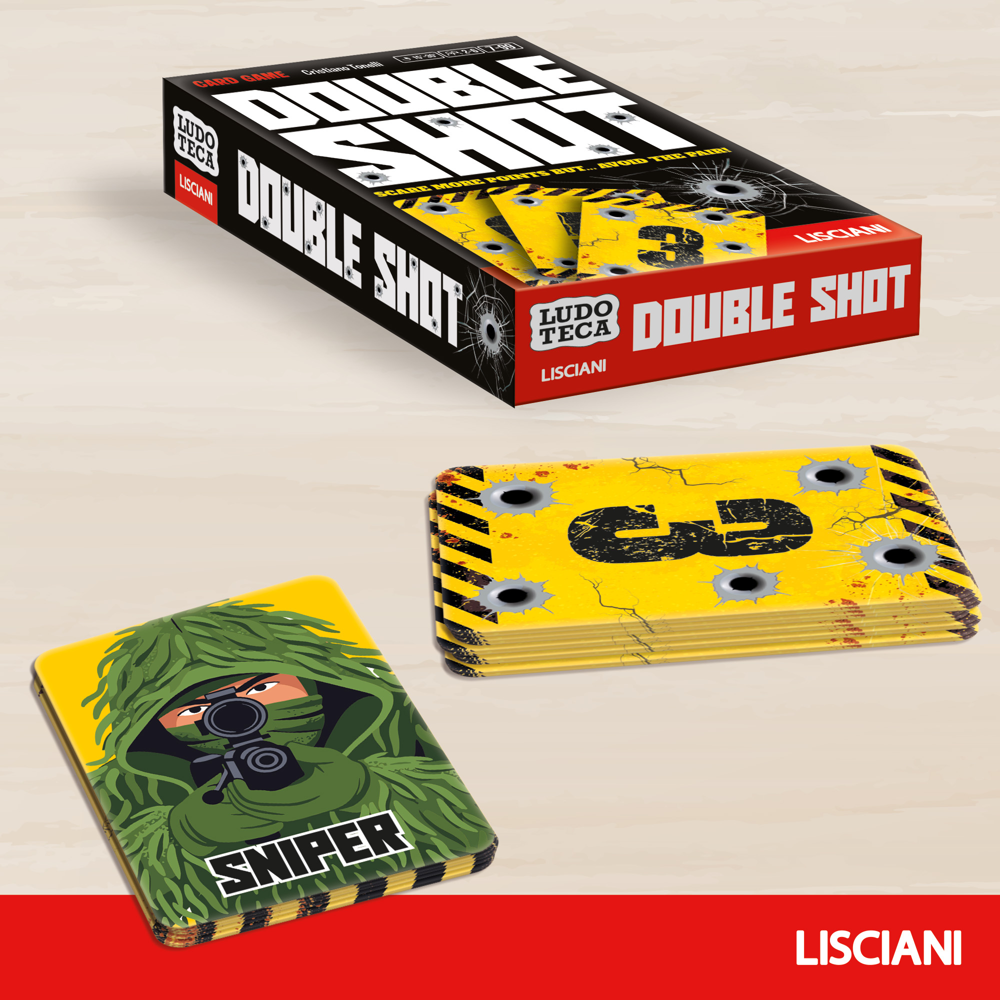 Lisciani Ludoteca Double Shot gioco di carte di velocita