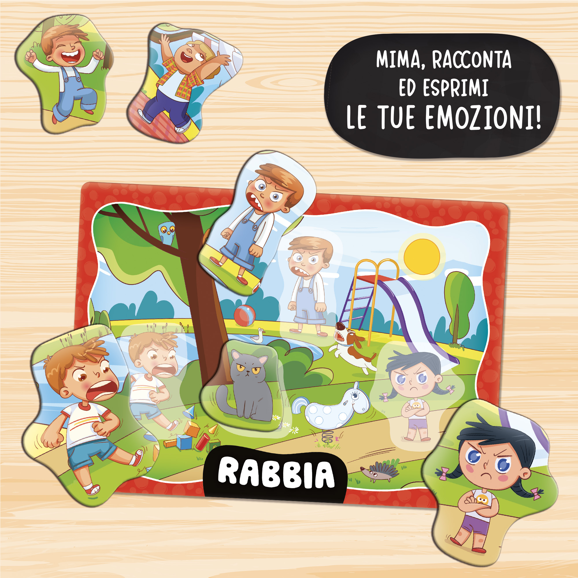 Lisciani Carotina Gli Utilissimi Tombola delle Emozioni gioco educativo