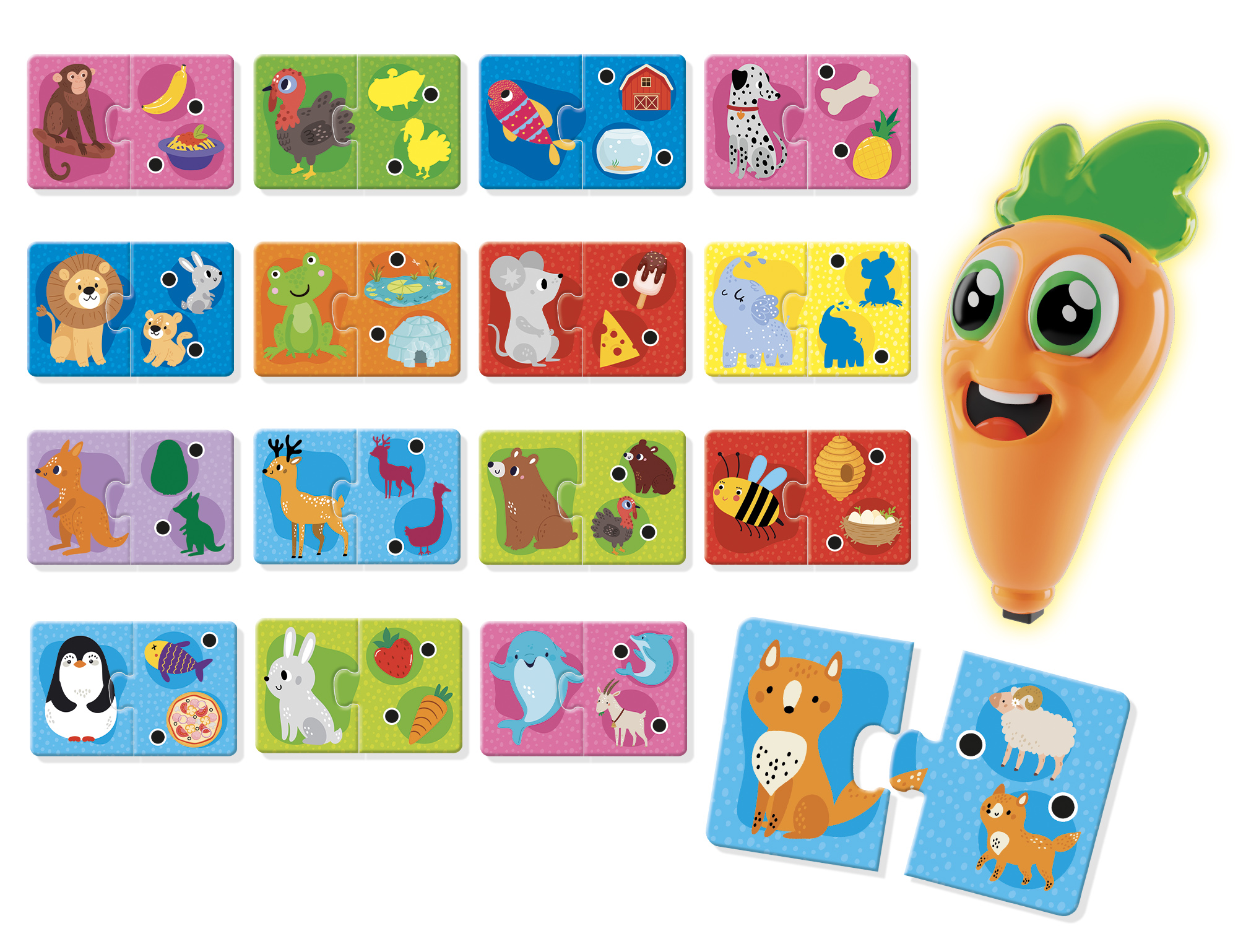 Lisciani Carotina Baby Penna Parlante Baby Animals animali quiz