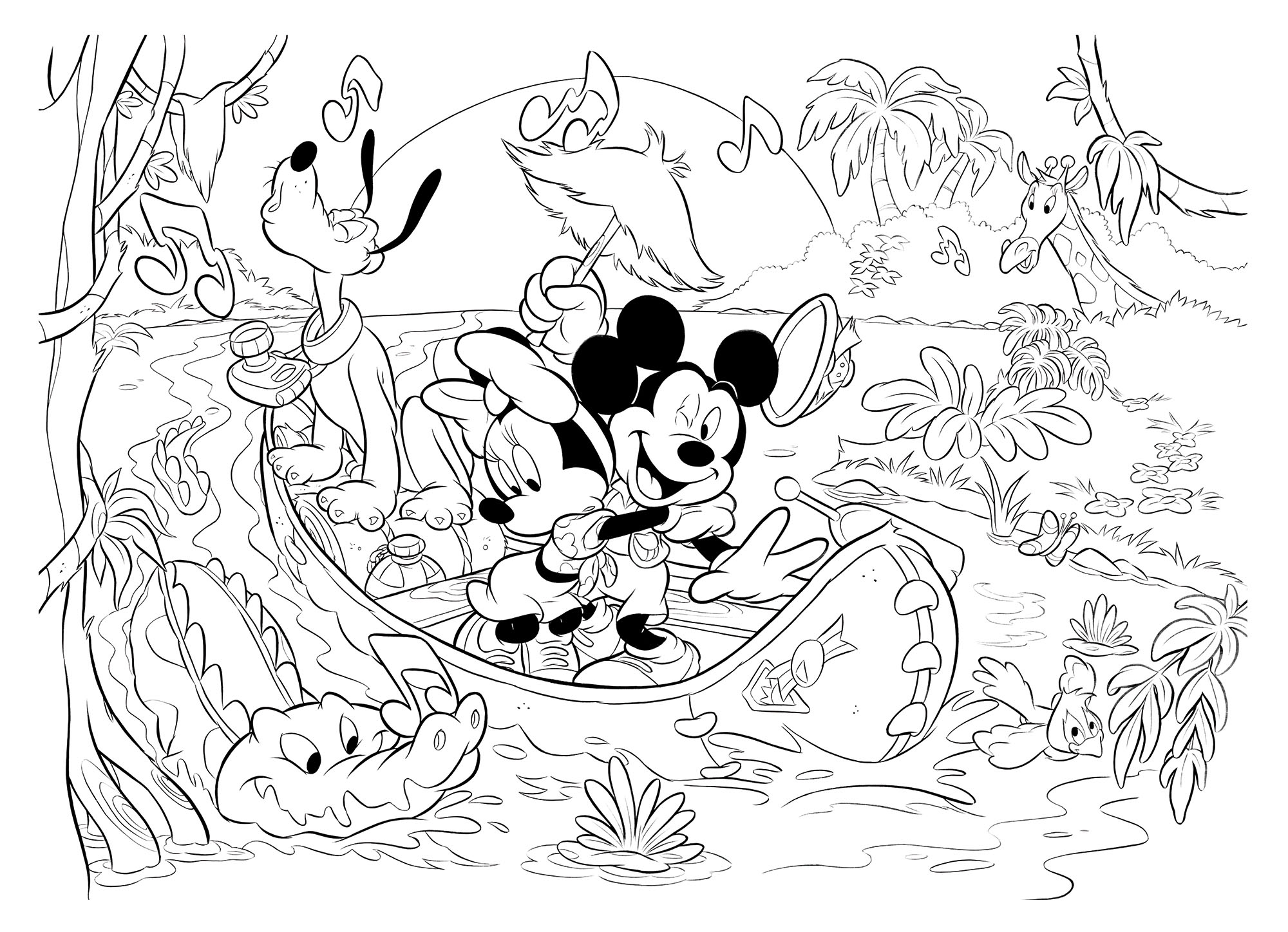 Lisciani Disney Puzzle DF Maxi Floor 60 puzzle Mickey da colorare