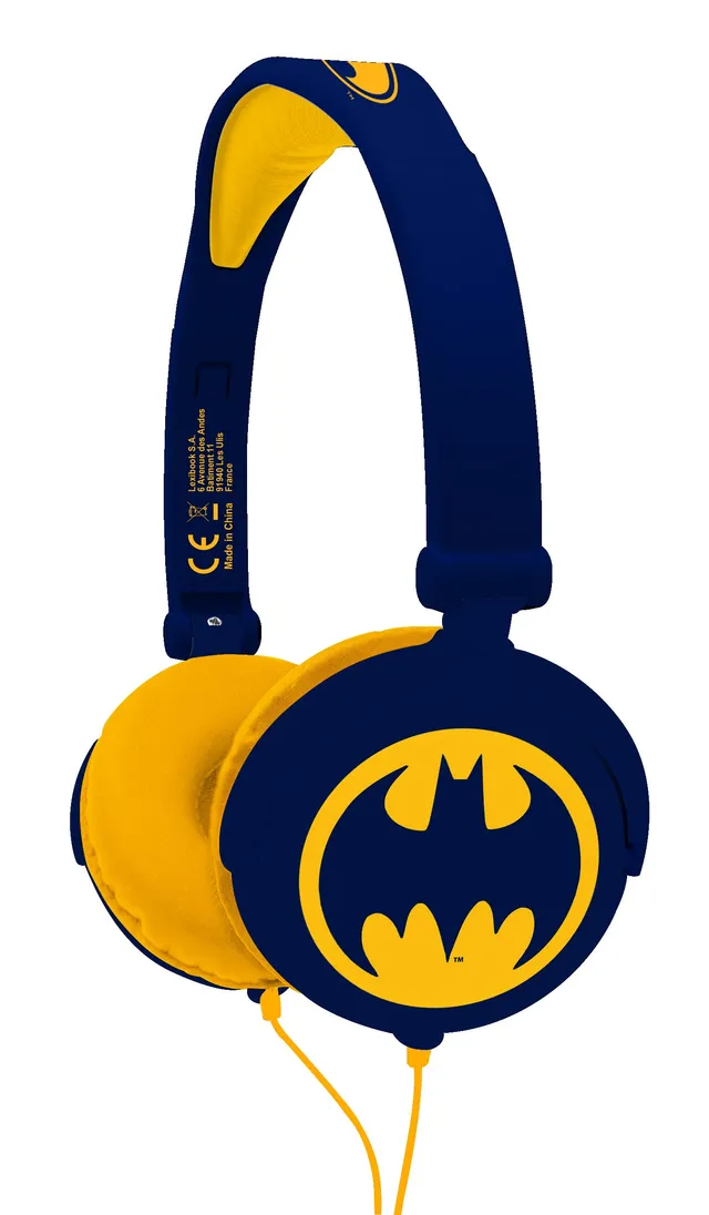 Lexibook Batman HP015BAT cuffie bambini blu arancio