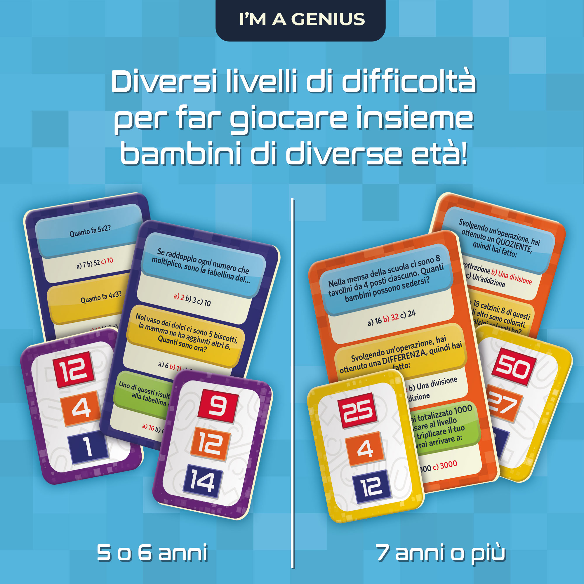 Lisciani I'm a Genius Operazione Numeri gioco aritmetica