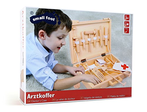 small foot 4602 valigetta dottore legno bambini