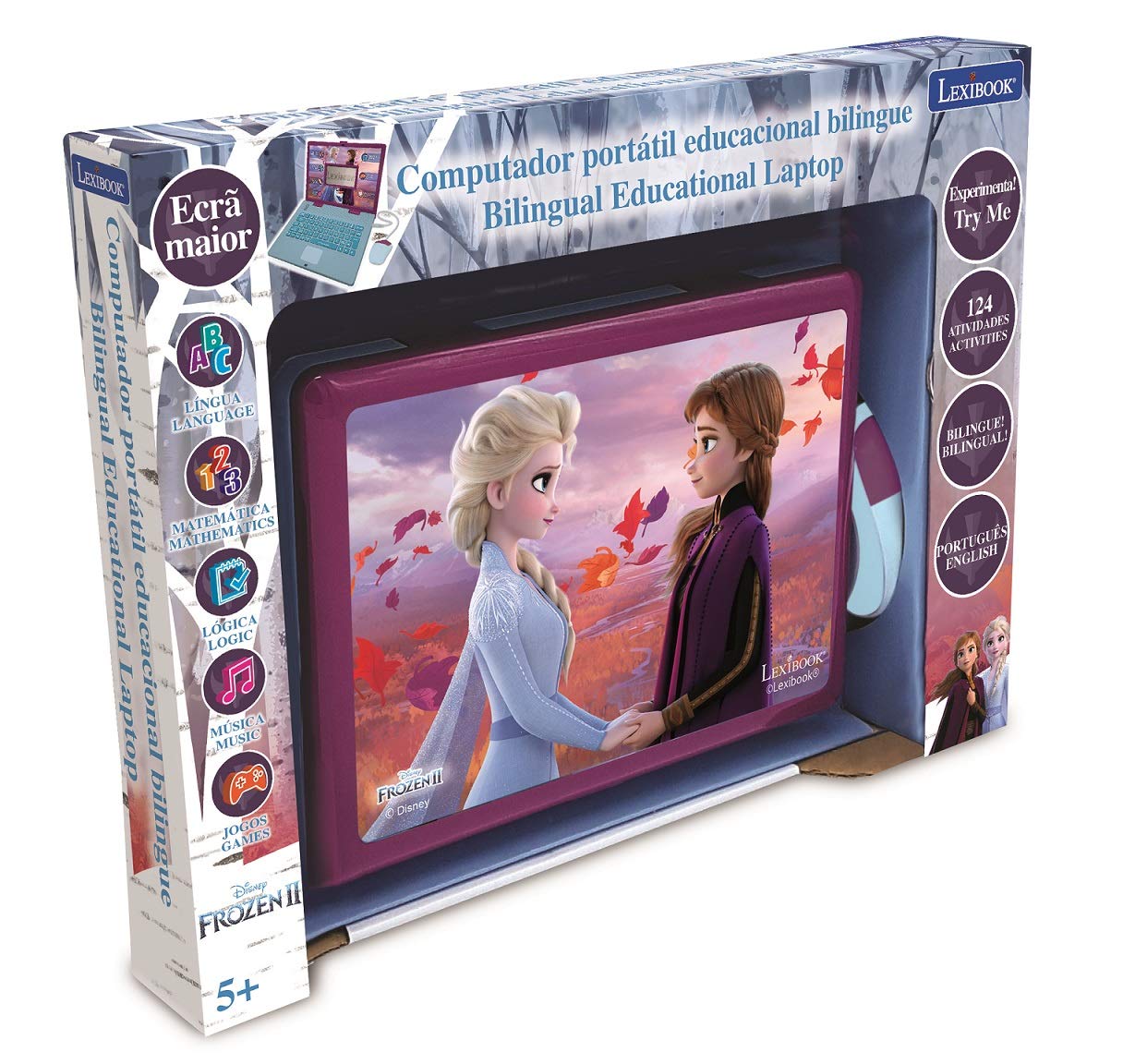 Lexibook Frozen 2 computer educativo bilingue 124 attività