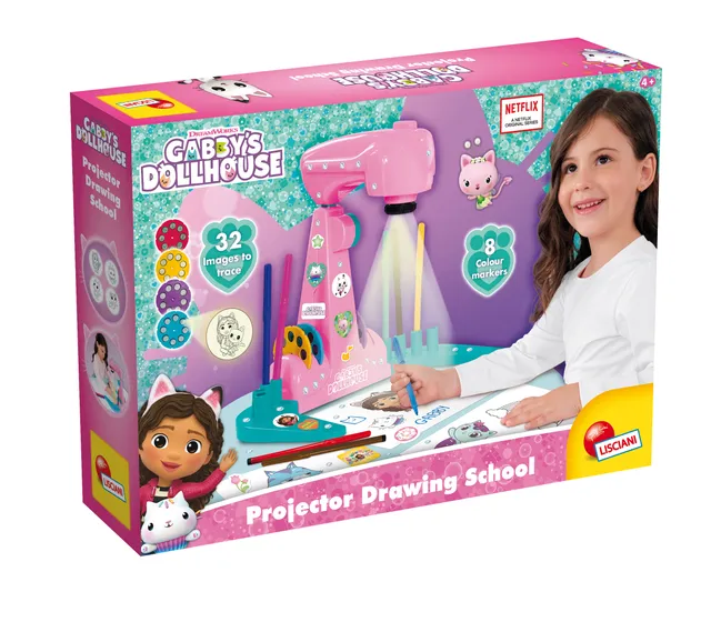 Lisciani Gabby's Dollhouse Drawing School proiettore disegno