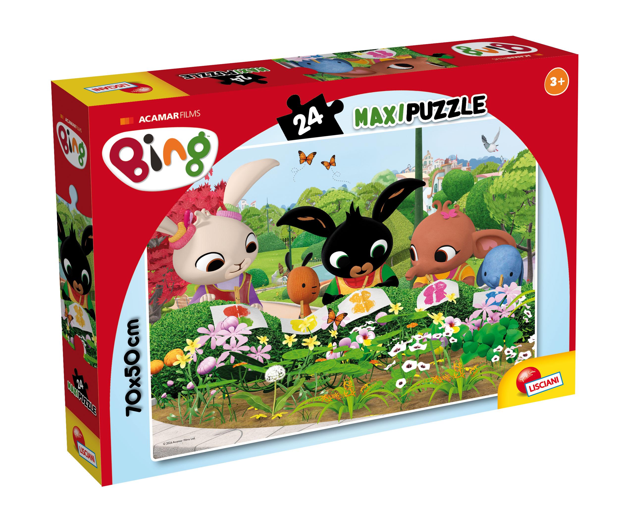 Lisciani Bing Puzzle Maxifloor 24 Pezzi Natura