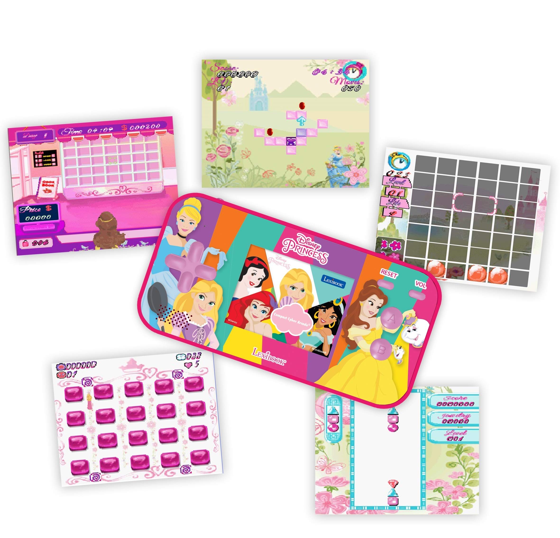 Lexibook JL2367DP console portatile Disney Princess 150 giochi
