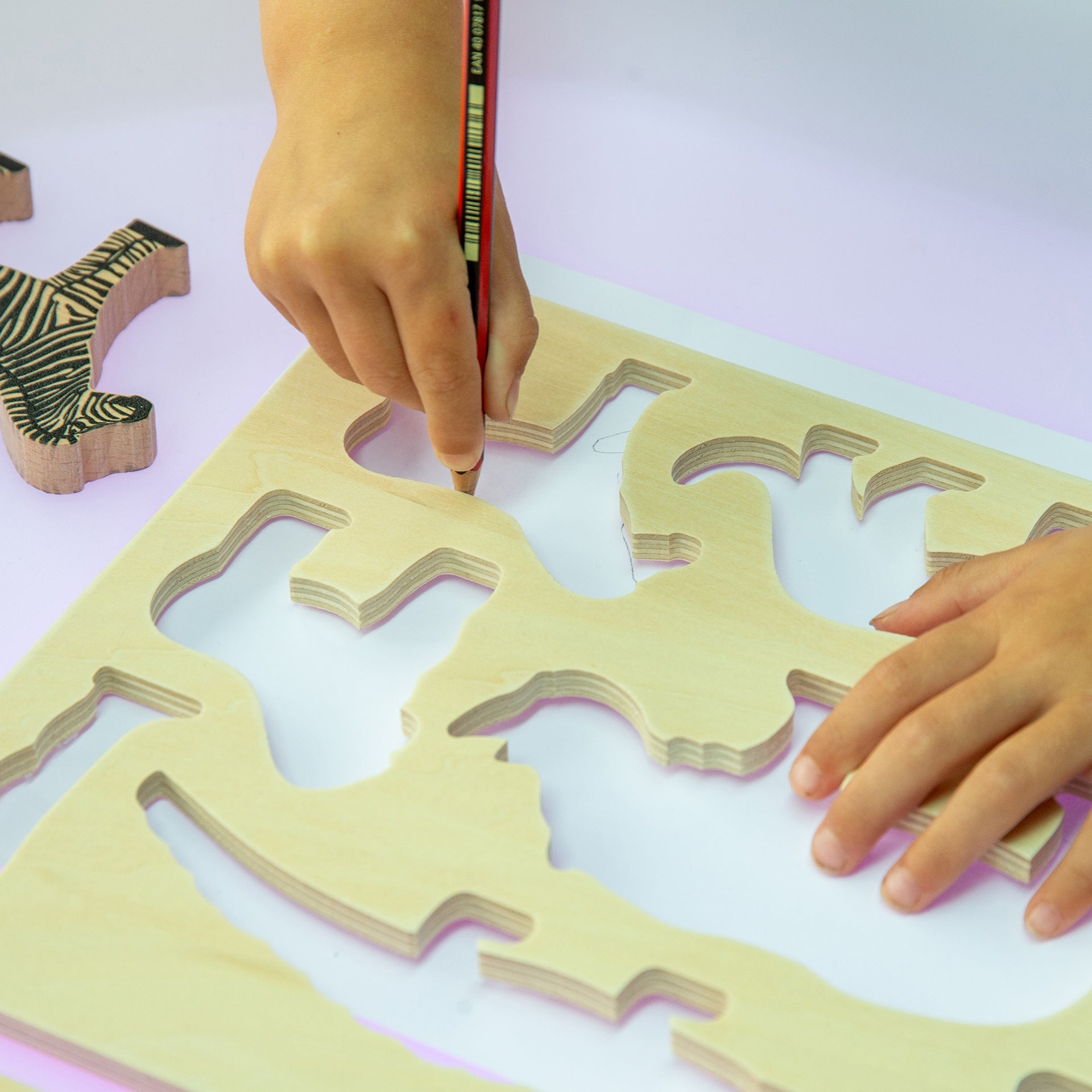 Tickit Safari Animal Layer Puzzle puzzle legno animali
