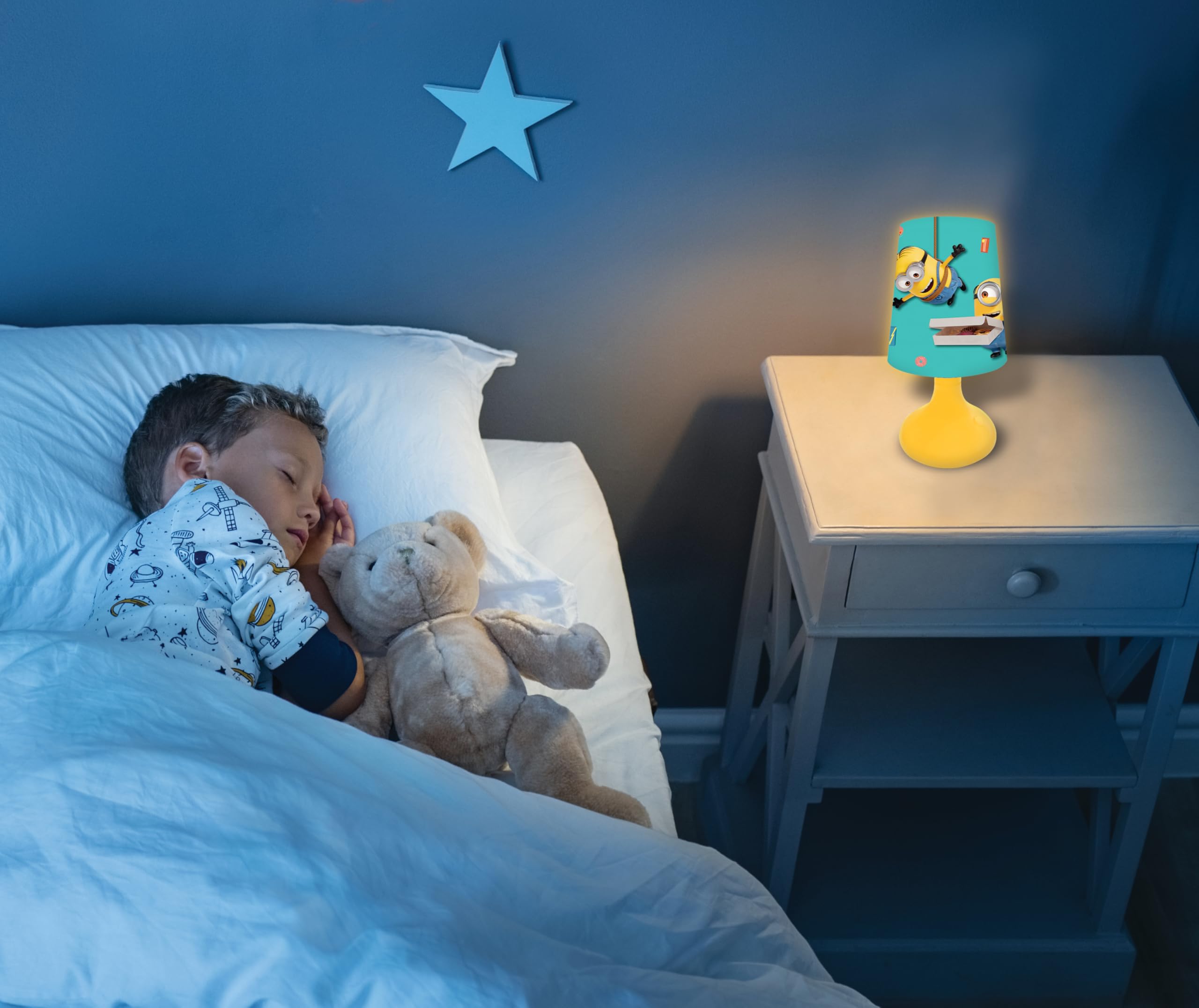 Lexibook Cattivissimo Me MLT10DES lampada bambini blu giallo