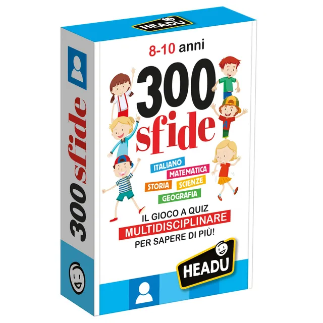 Headu 300 Sfide 8-10 Anni gioco quiz scuola primaria 500 quiz