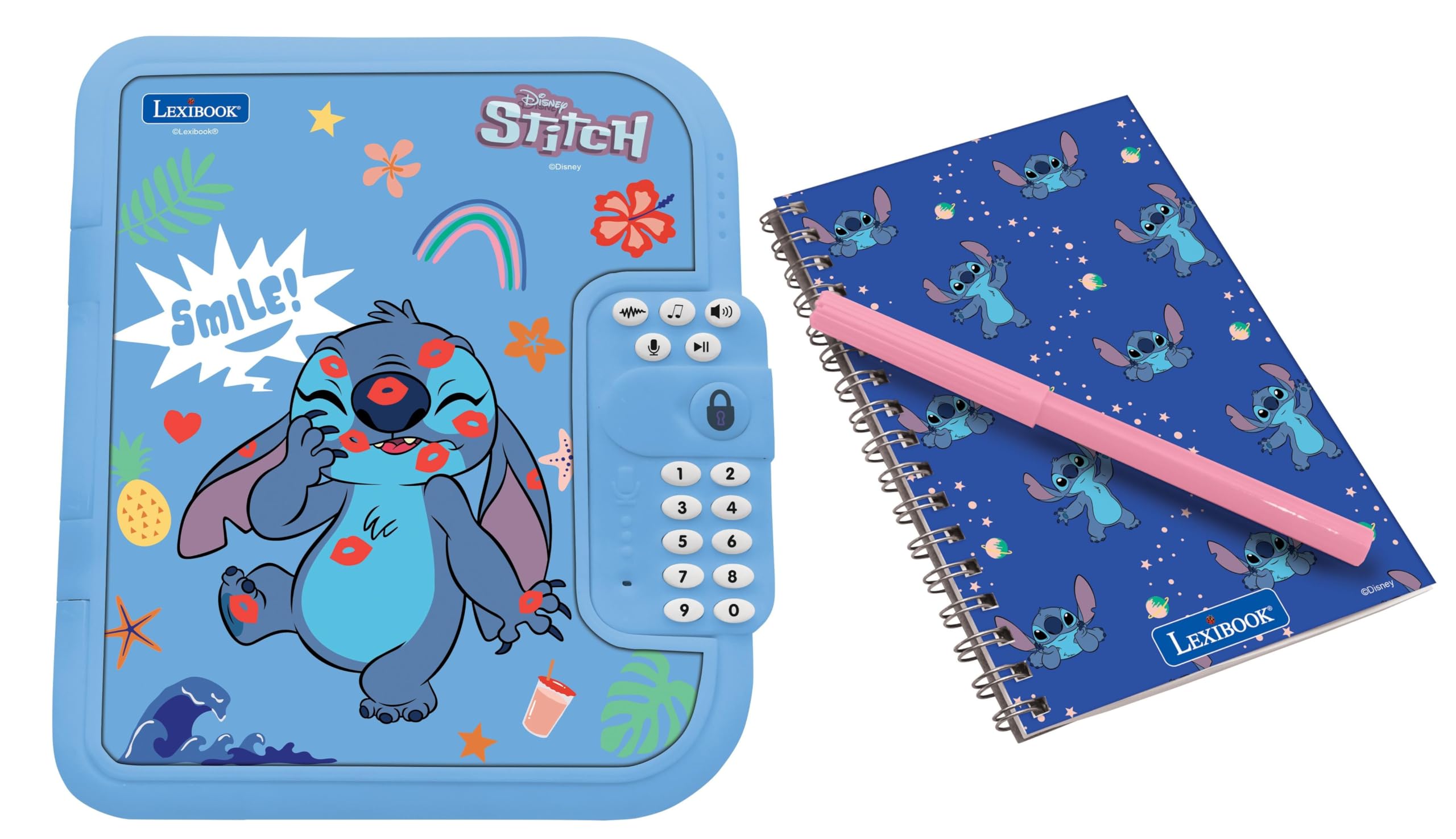 Lexibook Disney Stitch SD50D diario elettronico con password