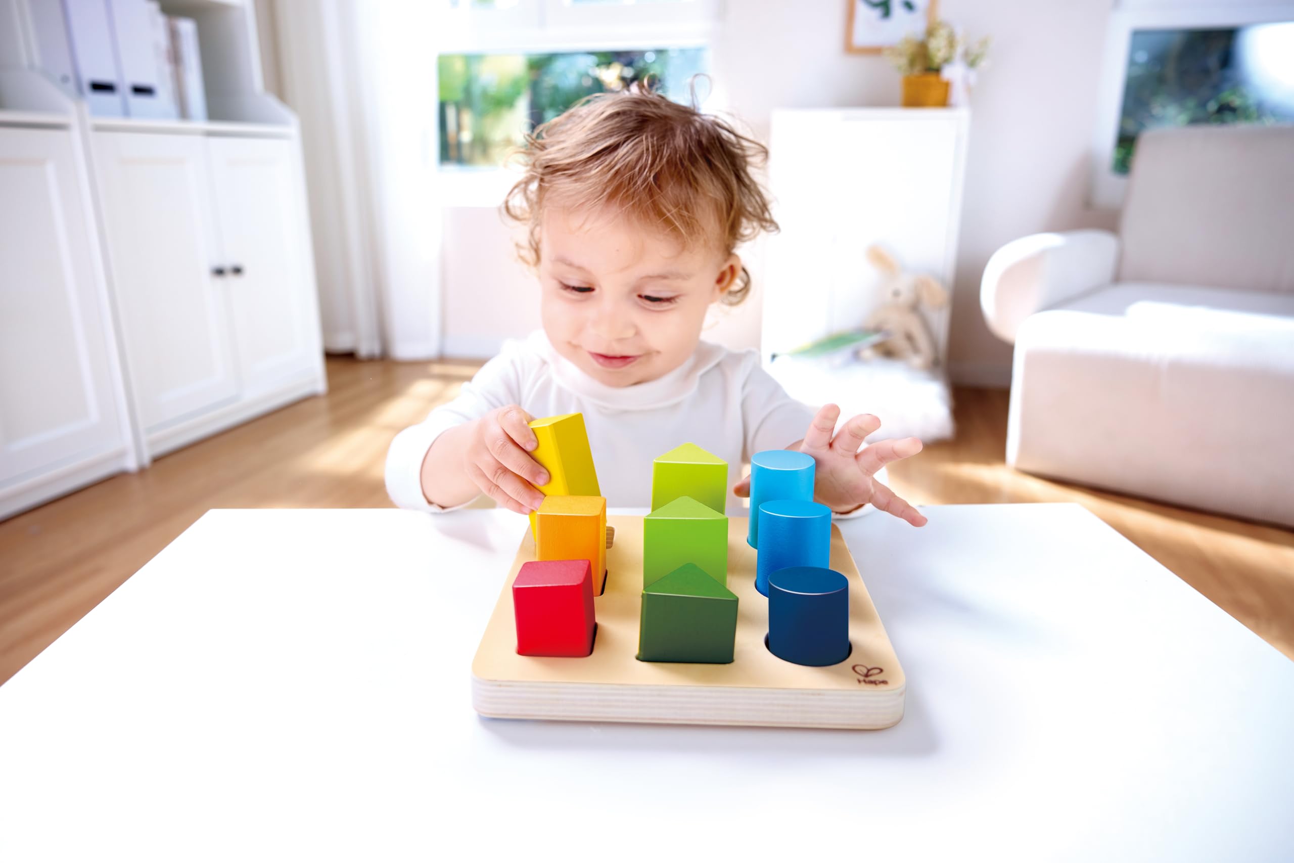 Hape E0426 Incastro Colori Forme Legno Bimbi