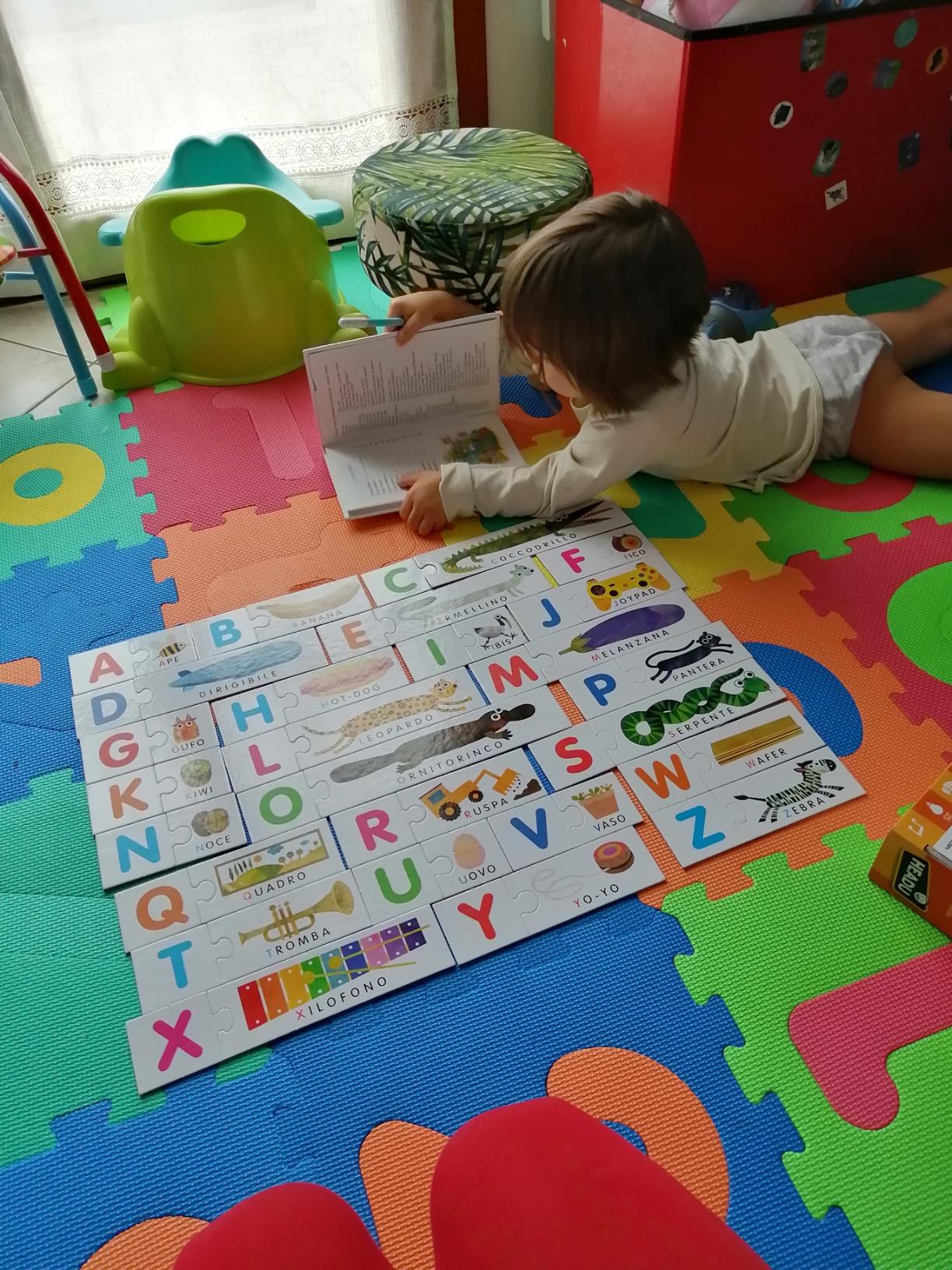 Headu Alfabeto Tattile gioco montessori lettere 3-6 anni