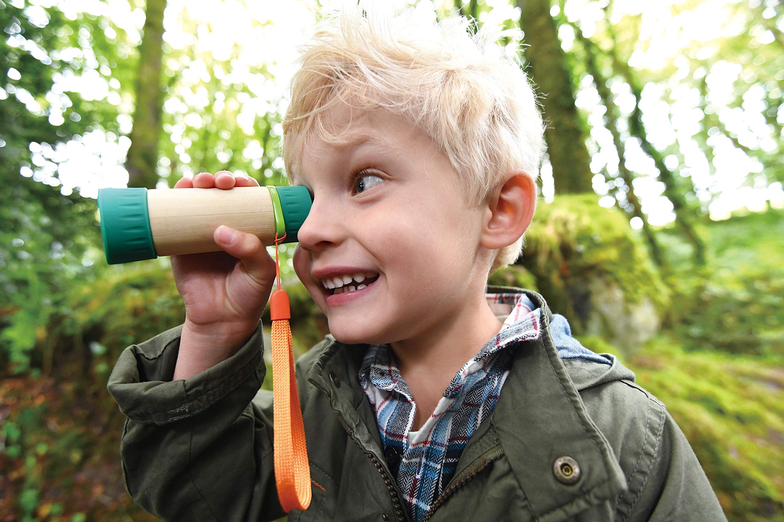 Hape Nature Fun telescopio 8x bambù dai 5 anni