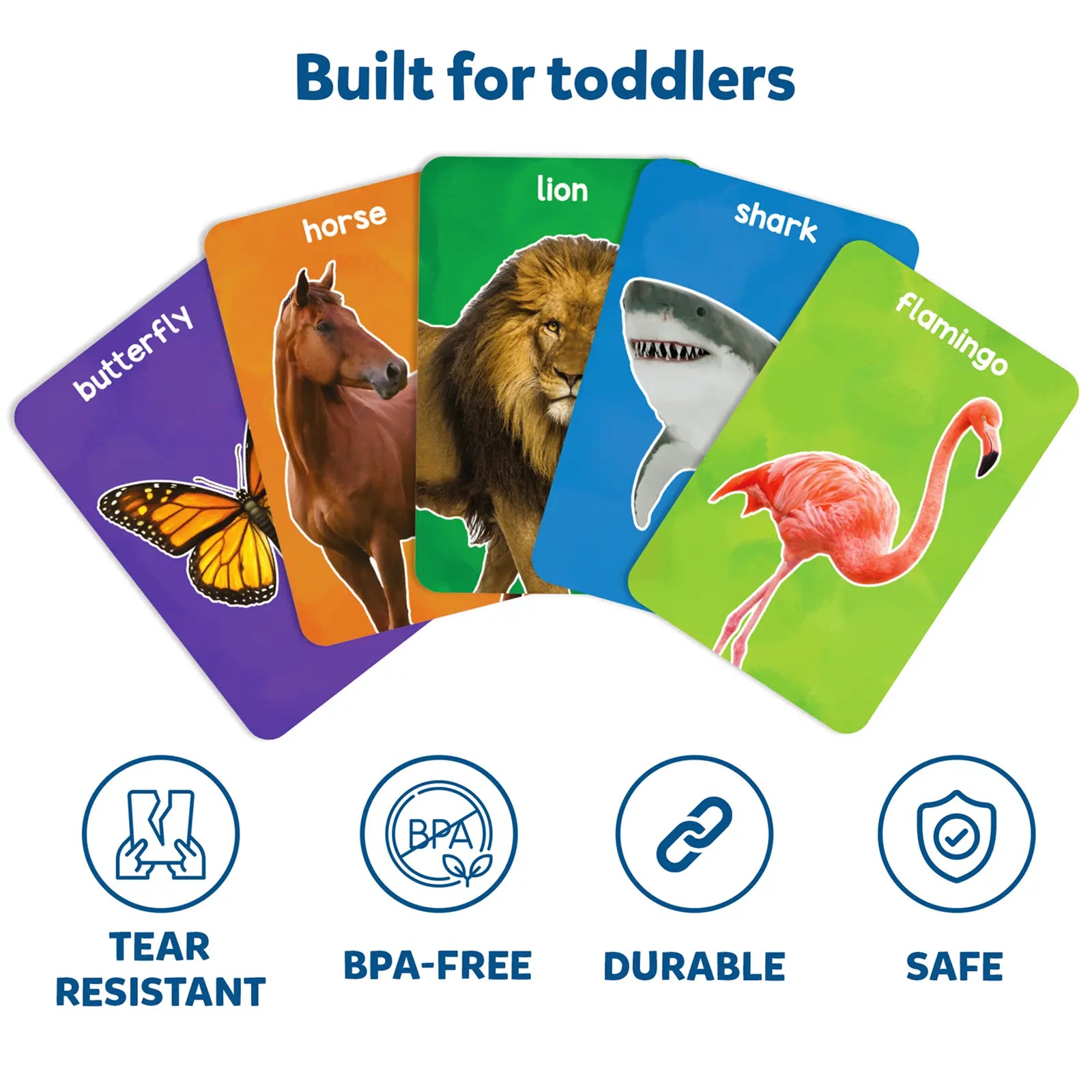 Skillmatics First 100 Animals flashcard 50 carte animali 1-4 anni
