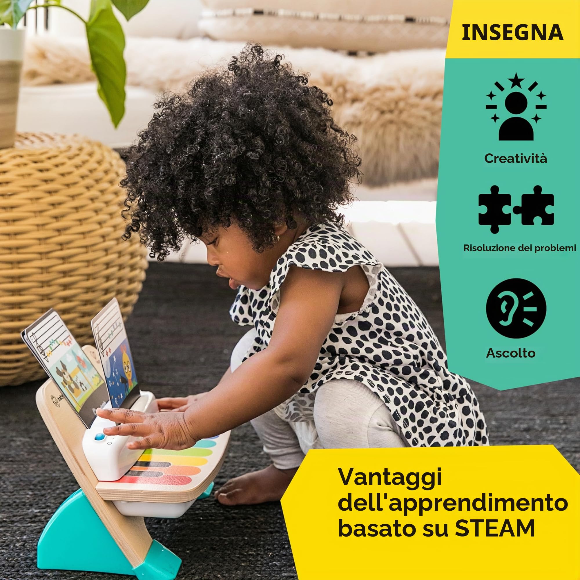 Baby Einstein Magic Touch pianoforte legno 6 mesi