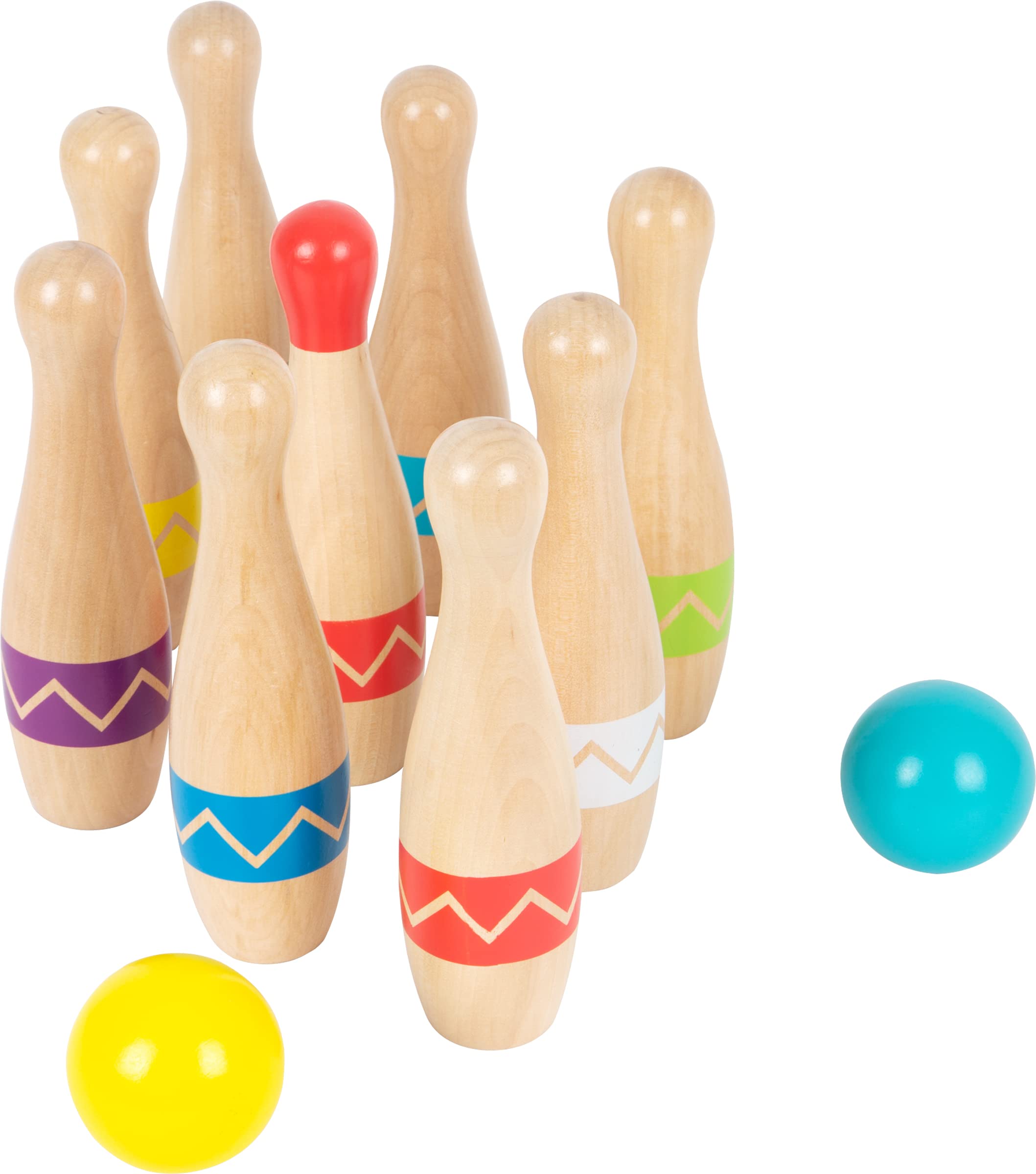 smallfoot Active 11912 birilli in legno 9 pezzi con sacca