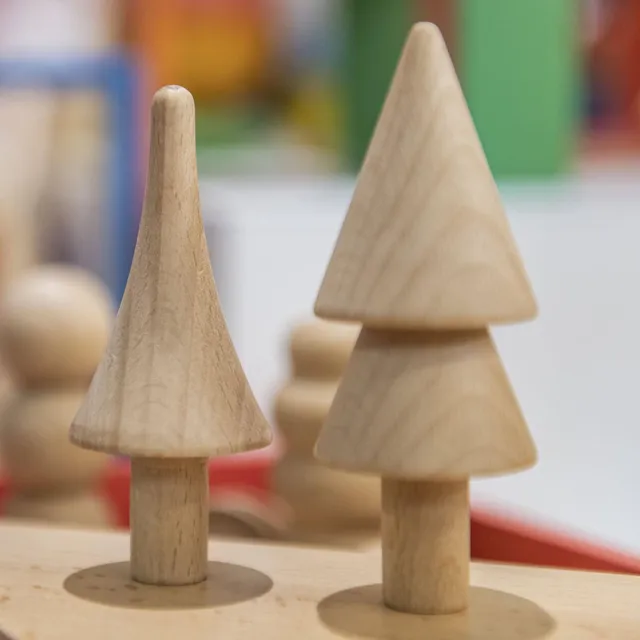 Tickit Woodland alberi legno 10 pezzi faggio
