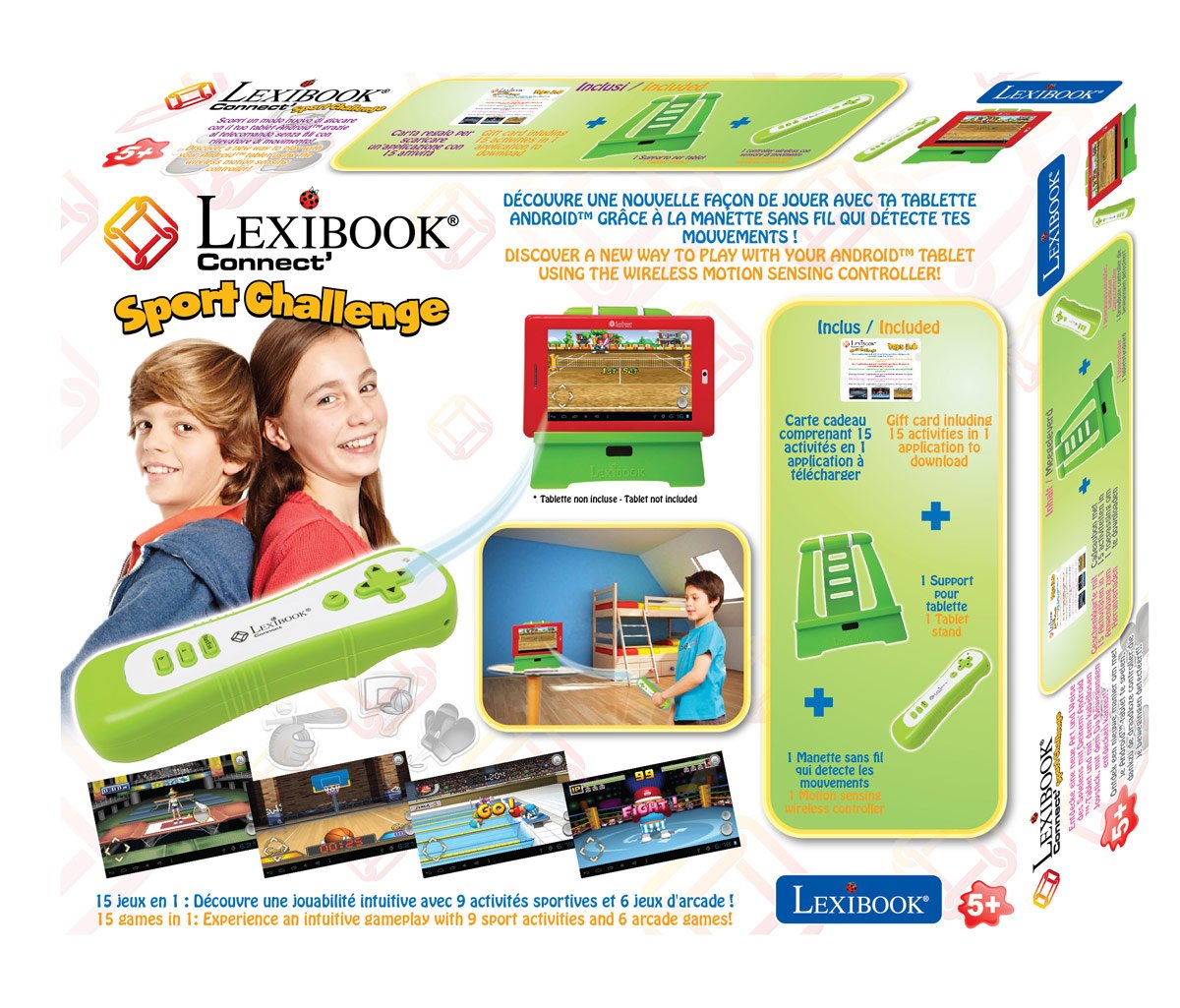 Lexibook MFC040 Connect Sport Challenge controller sport tablet