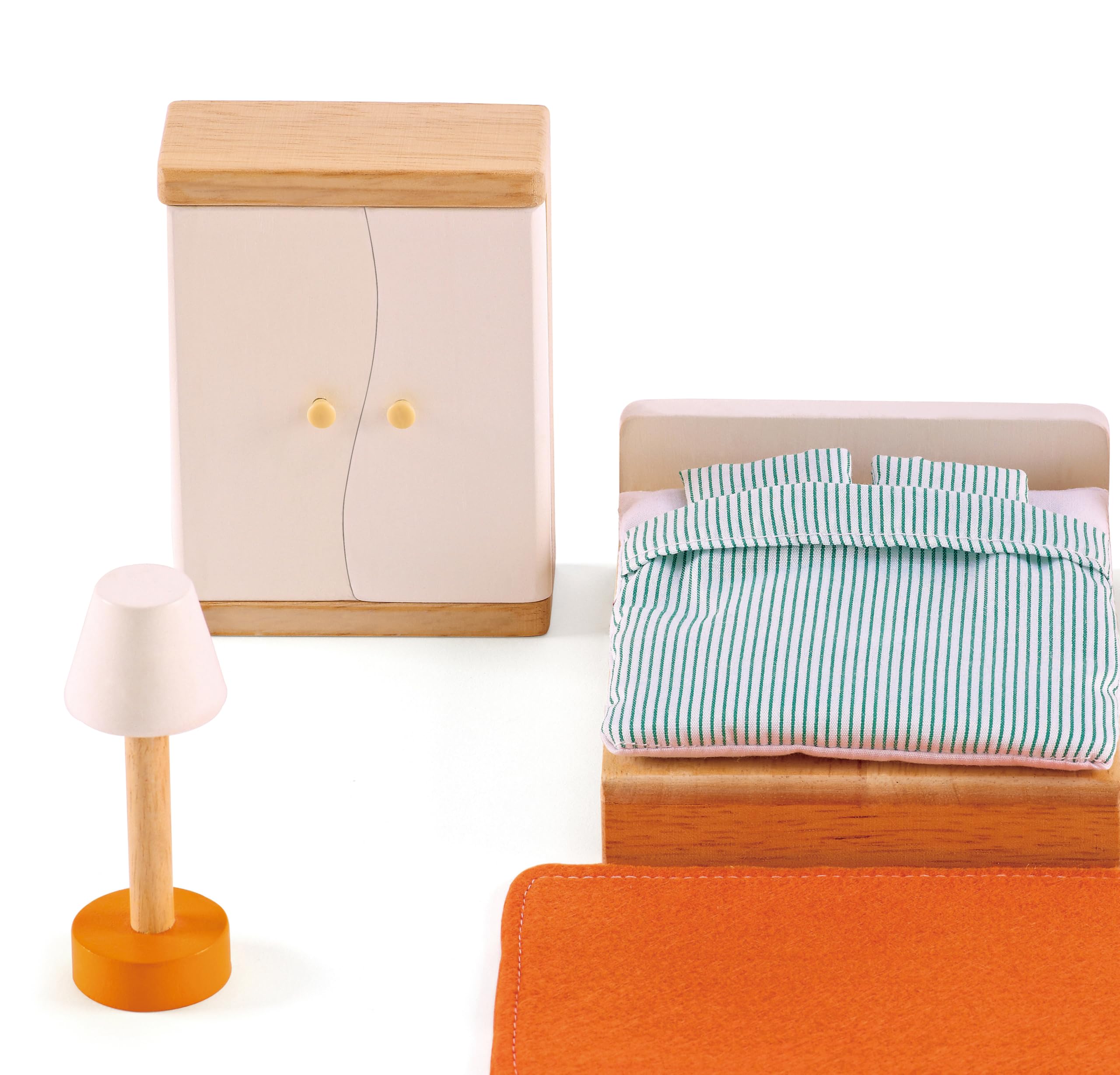 Hape Camera Matrimoniale Mobili Casa Bambole in Legno