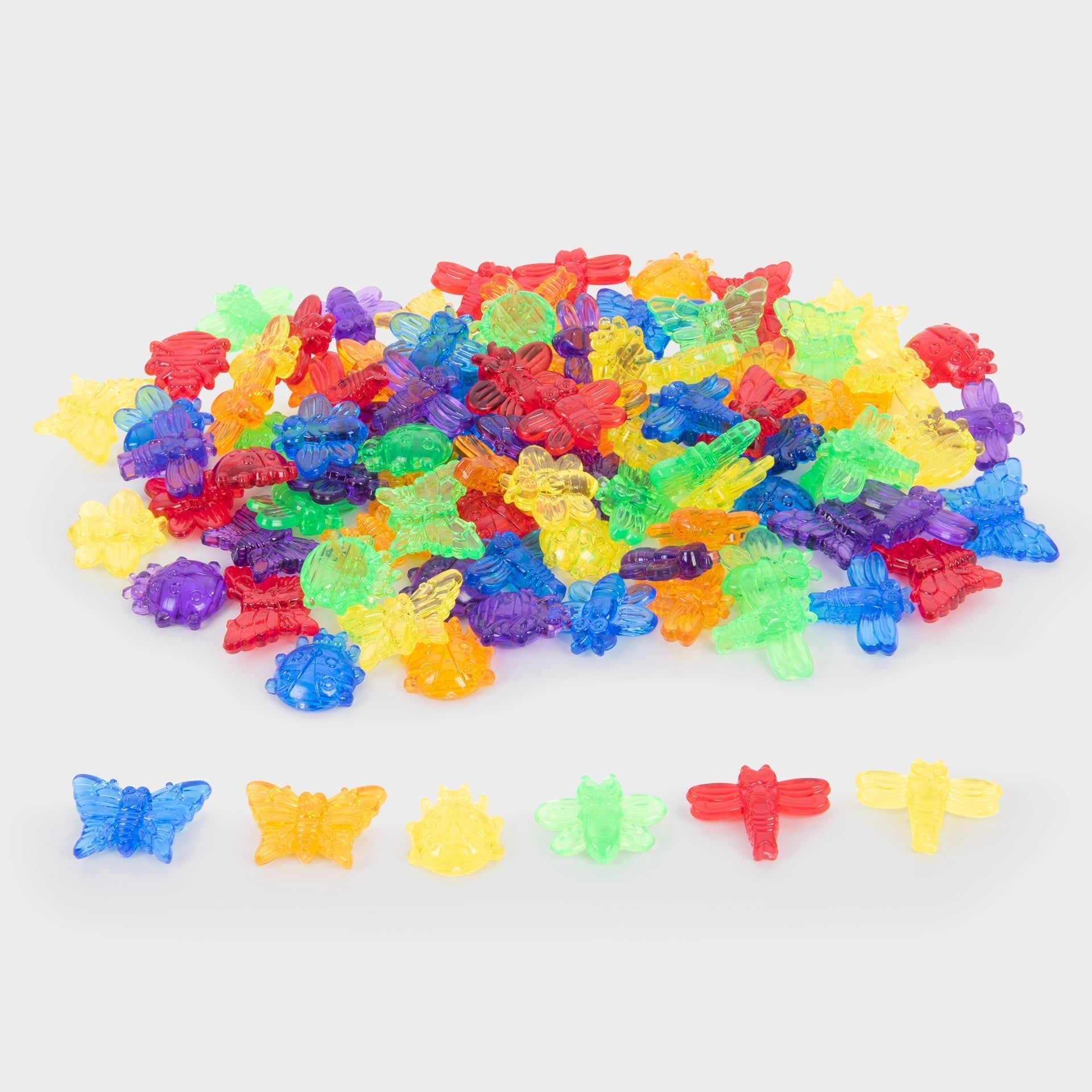 Tickit Translucent Colour Bugs insetti traslucidi 96 pezzi