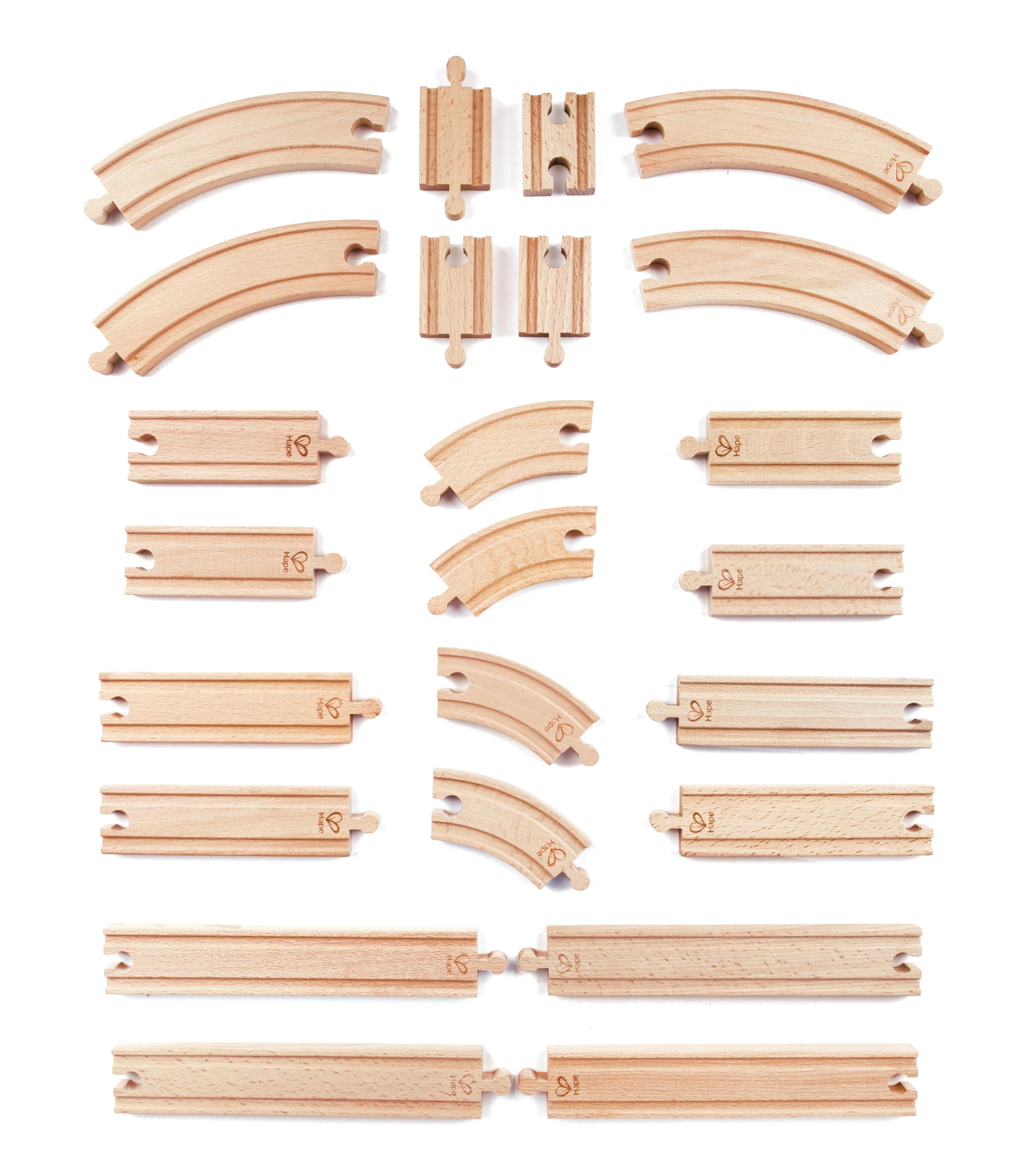 Hape Super Espansione Binari treno legno 24 pezzi