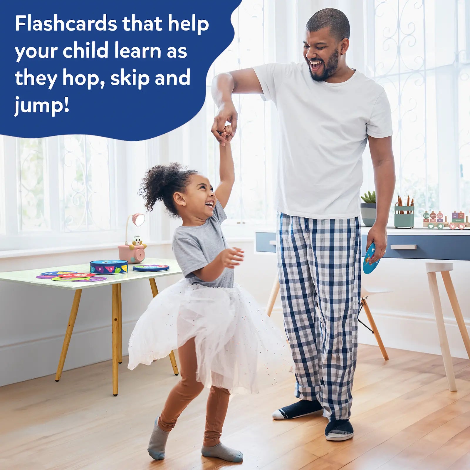 Skillmatics Jump and Learn flashcard 50 carte 2-5 anni