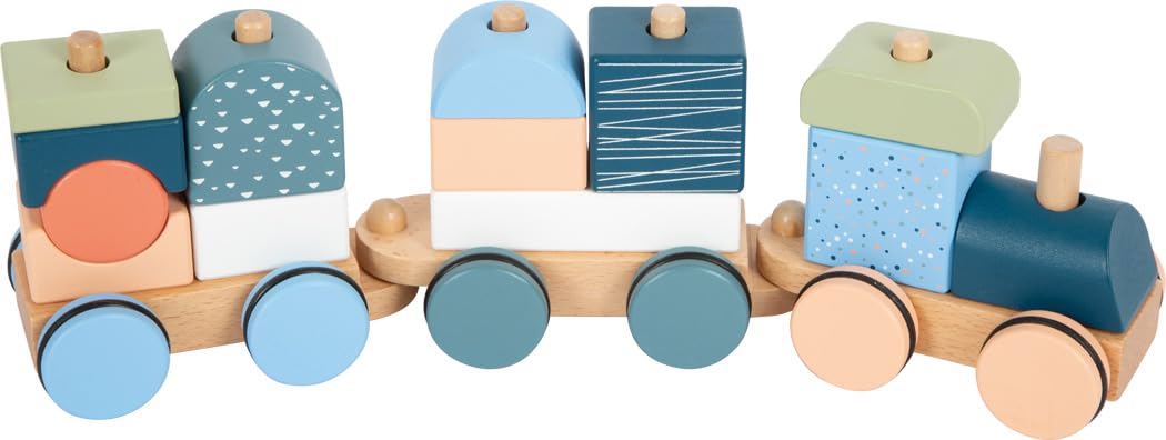 smallfoot Arctic 12449 trenino in legno a incastro