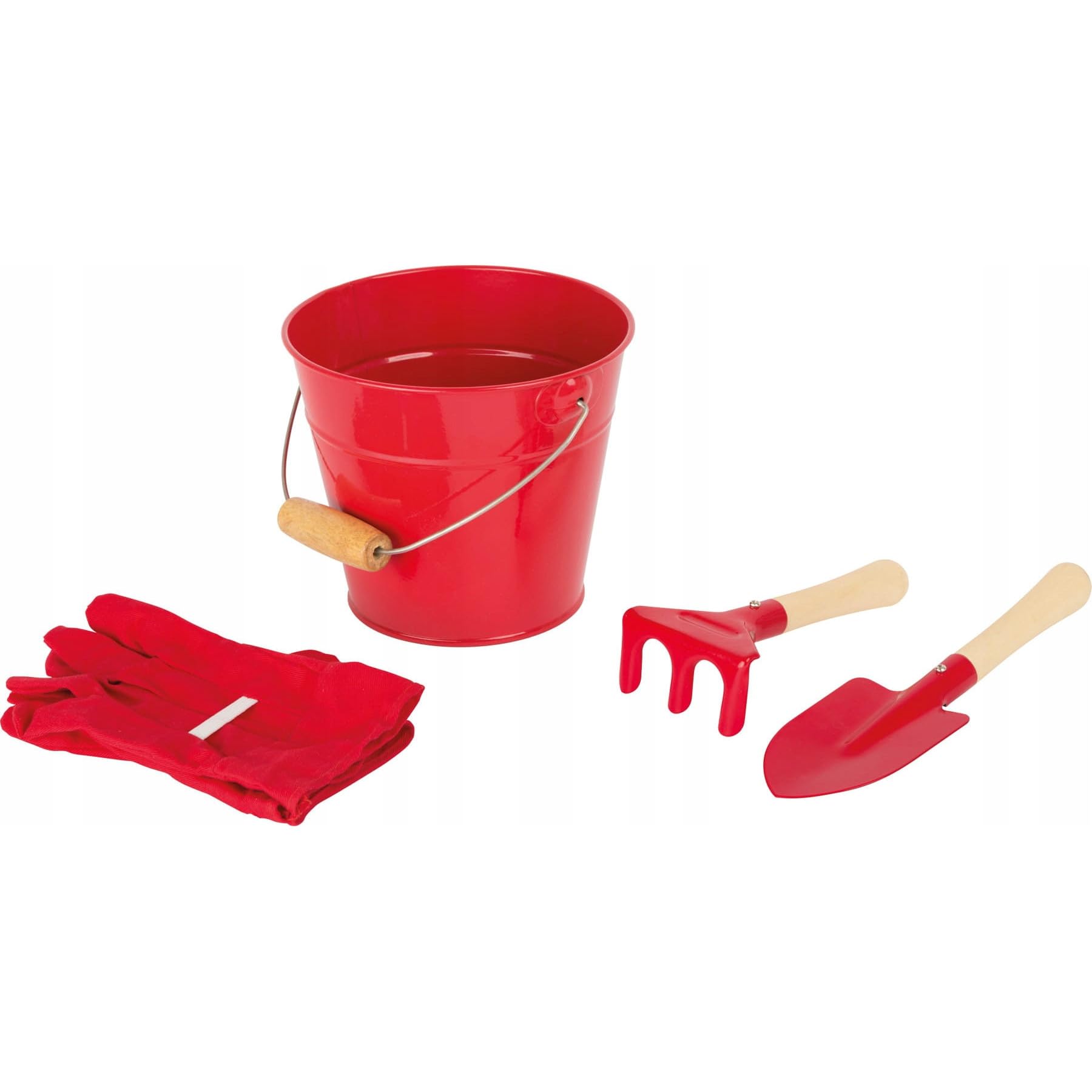 Small Foot 10838 Set Giardinaggio Bambini 4 Pezzi Legno