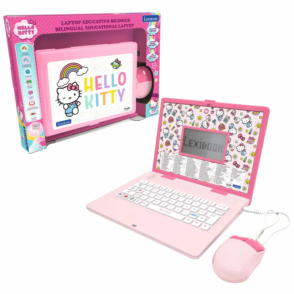 Lexibook Hello Kitty JC598HKi5 laptop educativo inglese-italiano