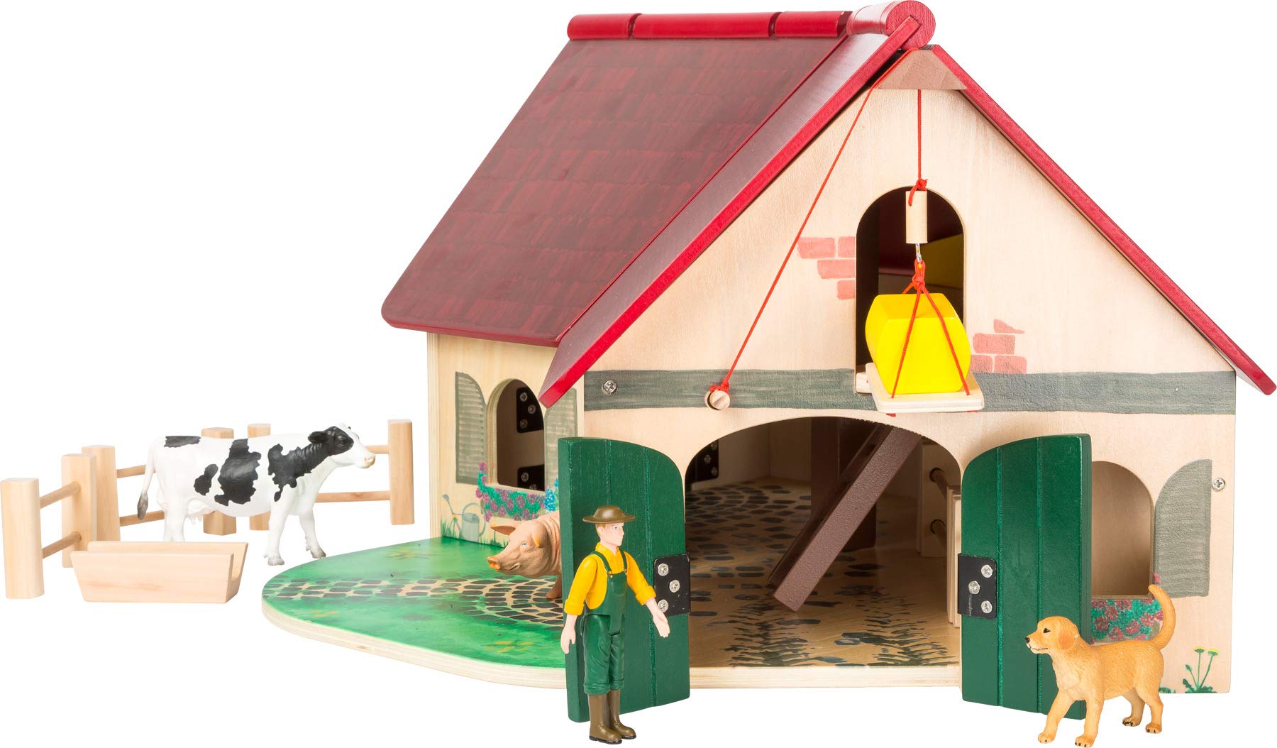 Smallfoot WoodFriends 11005 fattoria in legno con animali