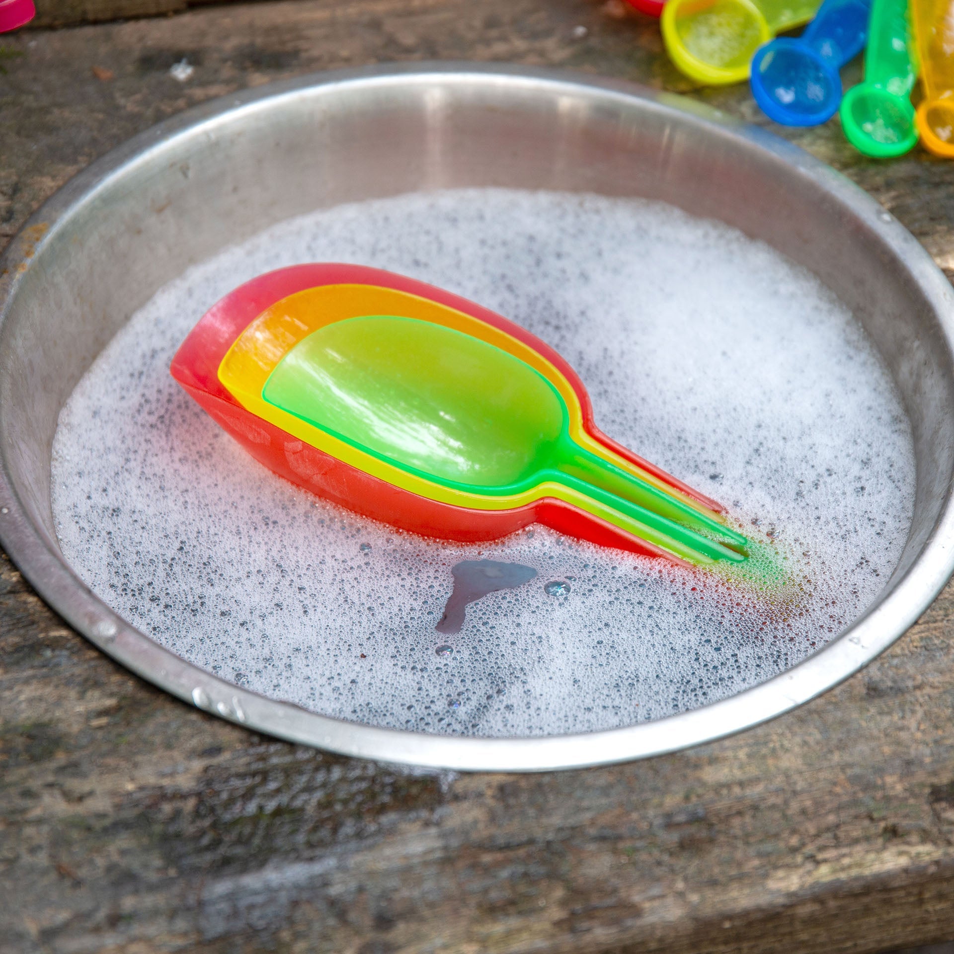 Tickit Translucent Colour Nesting Scoops palette 3 pezzi traslucide