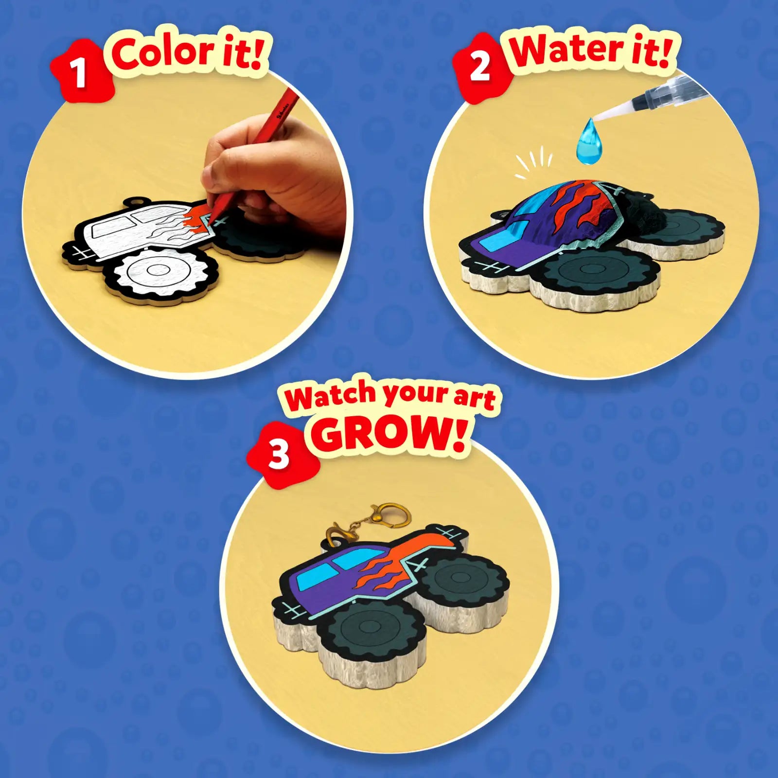 Skillmatics Aqua Puffs Just Cool Things kit 3D 4+ anni