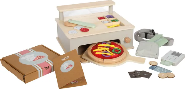 smallfoot Pizzeria set gioco di ruolo in legno con forno pizza