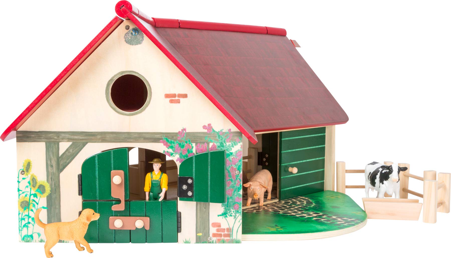 Smallfoot WoodFriends 11005 fattoria in legno con animali