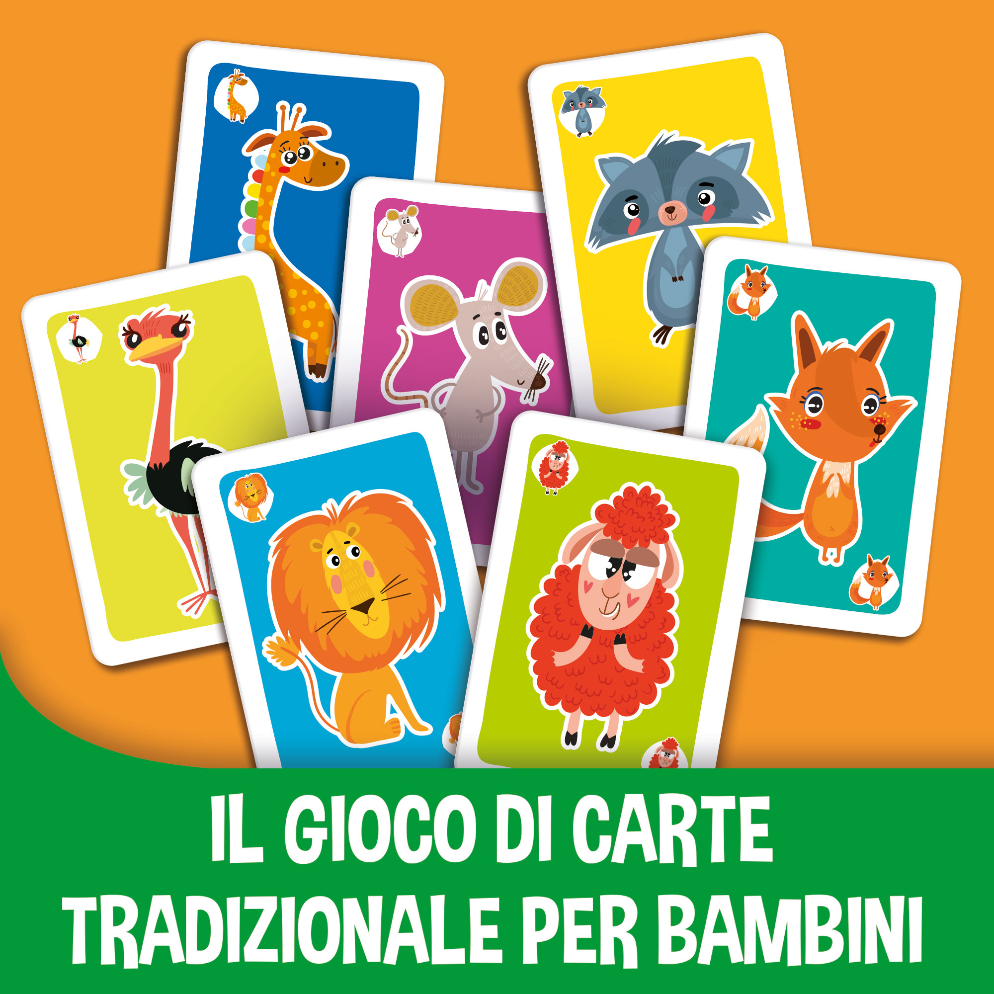 Lisciani Ludoteca Mazzetti e Rubamazzetti carte bambini
