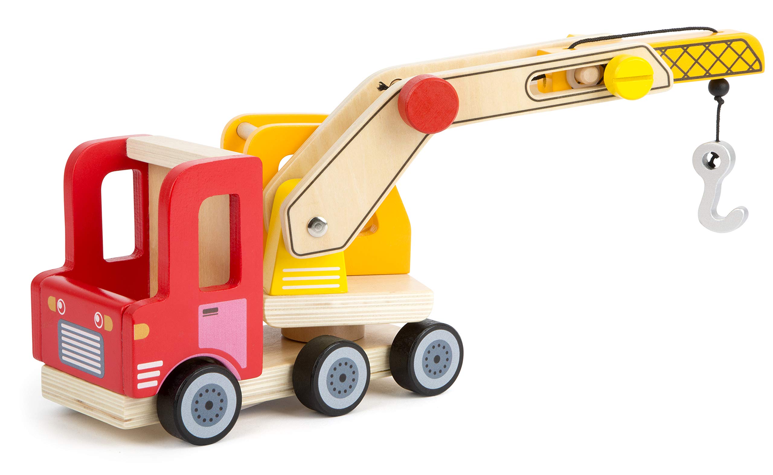 smallfoot Autocarro Gru 12008 carrello gru legno girevole