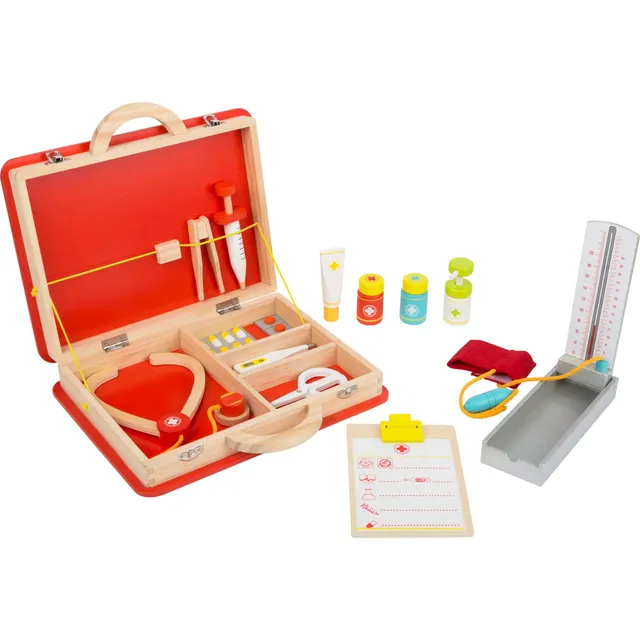 small foot 11160 valigetta dottore legno con accessori