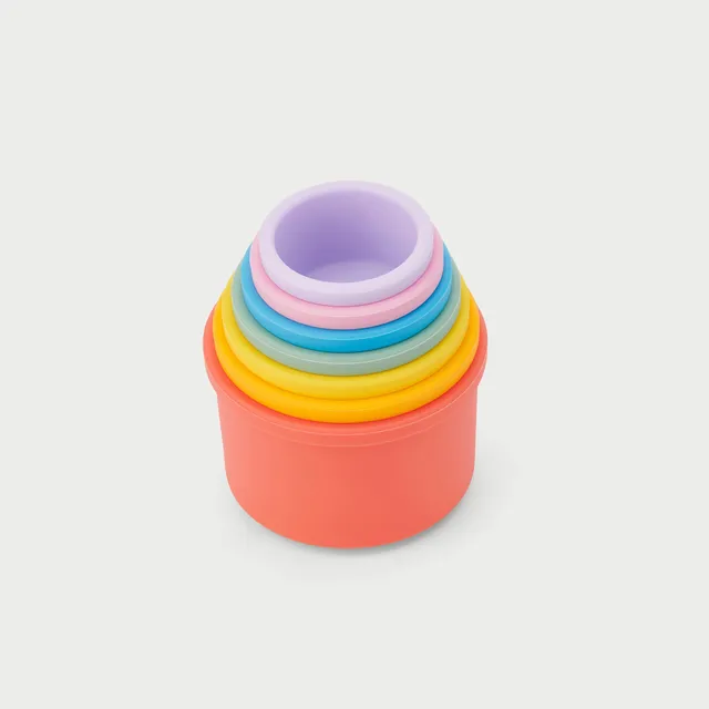 Tickit SiliSoft Round Stacking Cups tazze silicone 7 pezzi