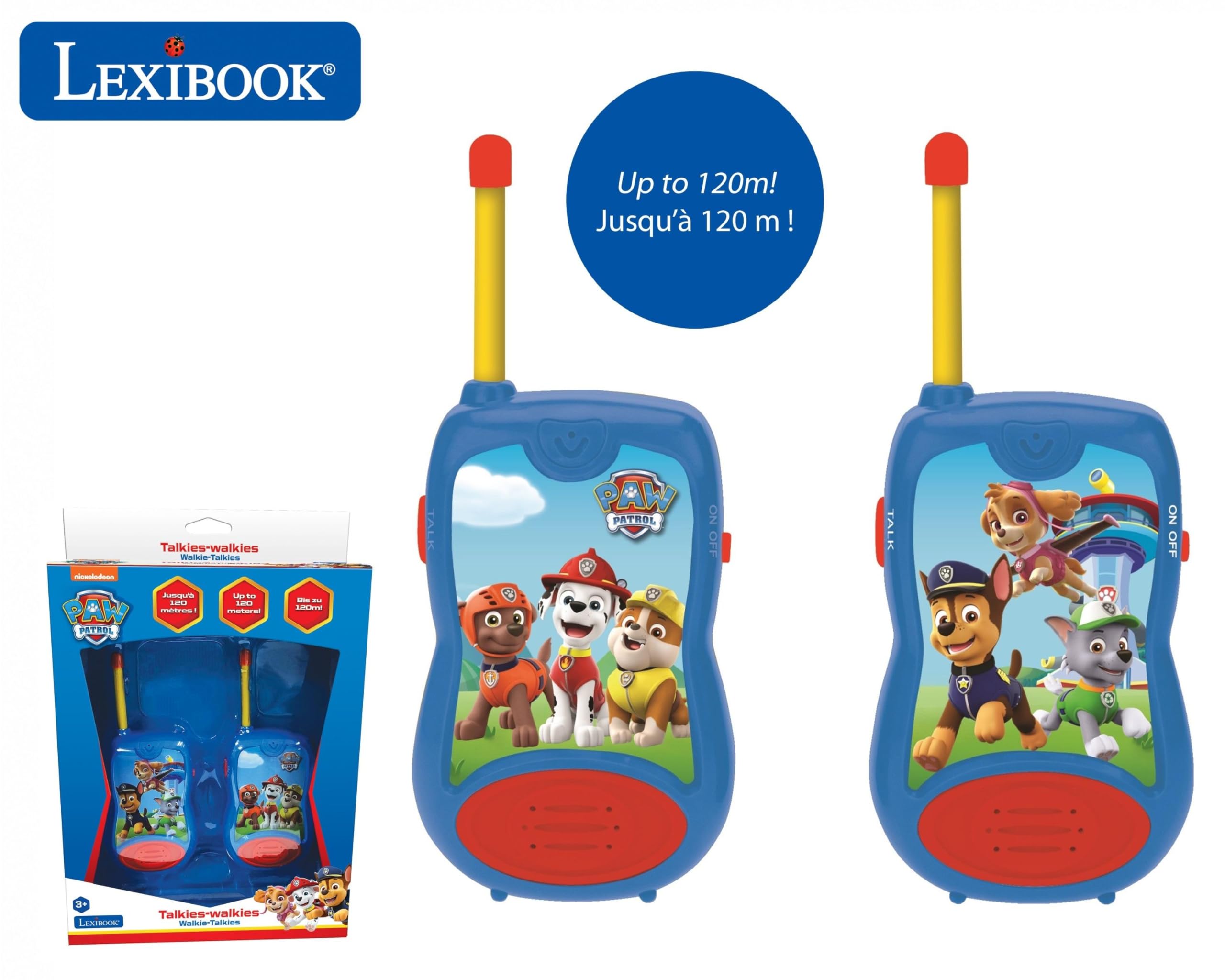 Lexibook Paw Patrol TW12PALXB walkie talkie blu rosso 100 m